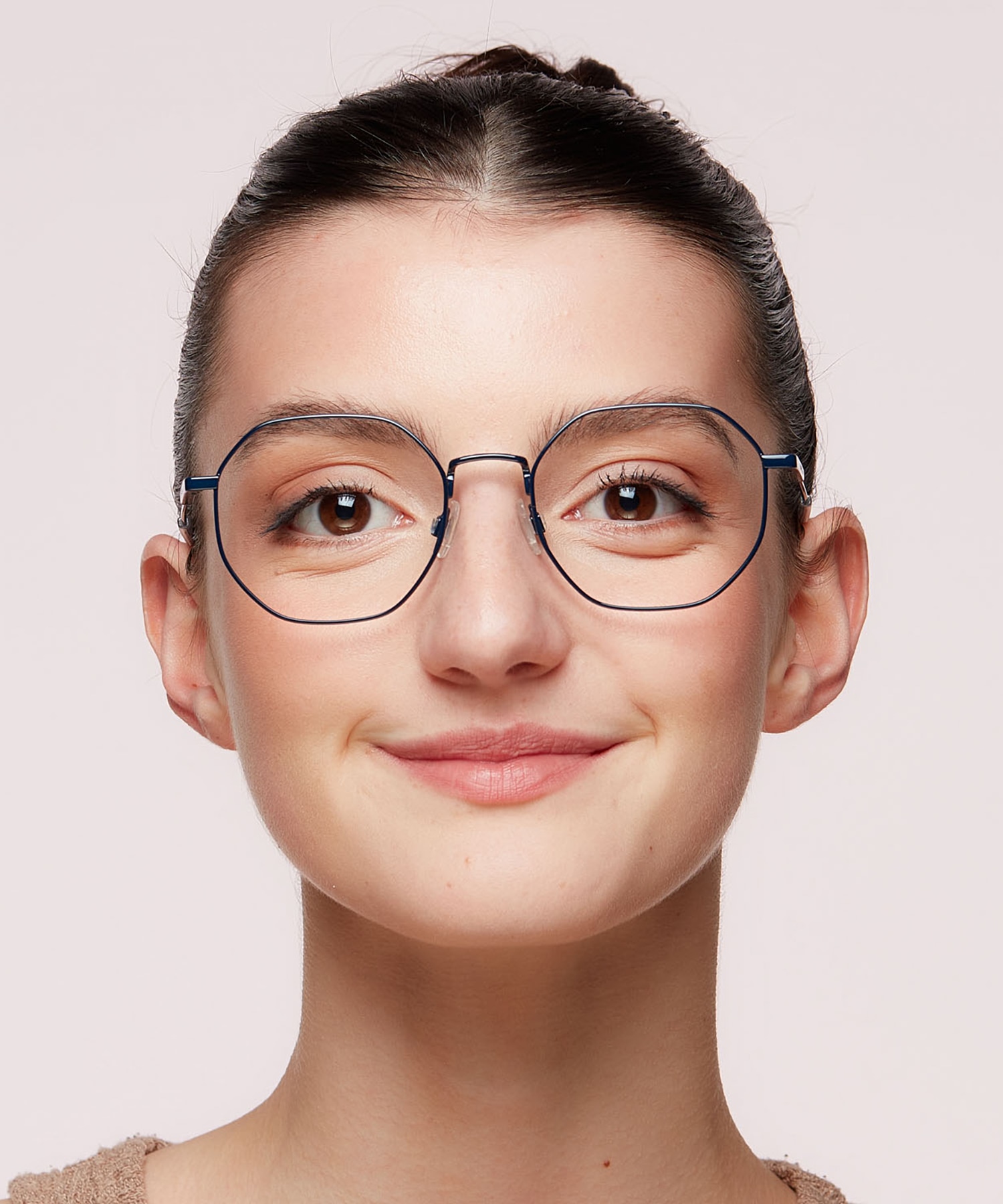 TJ 0096 Blue MetalSunglass Frames for Women for Glasses Direct