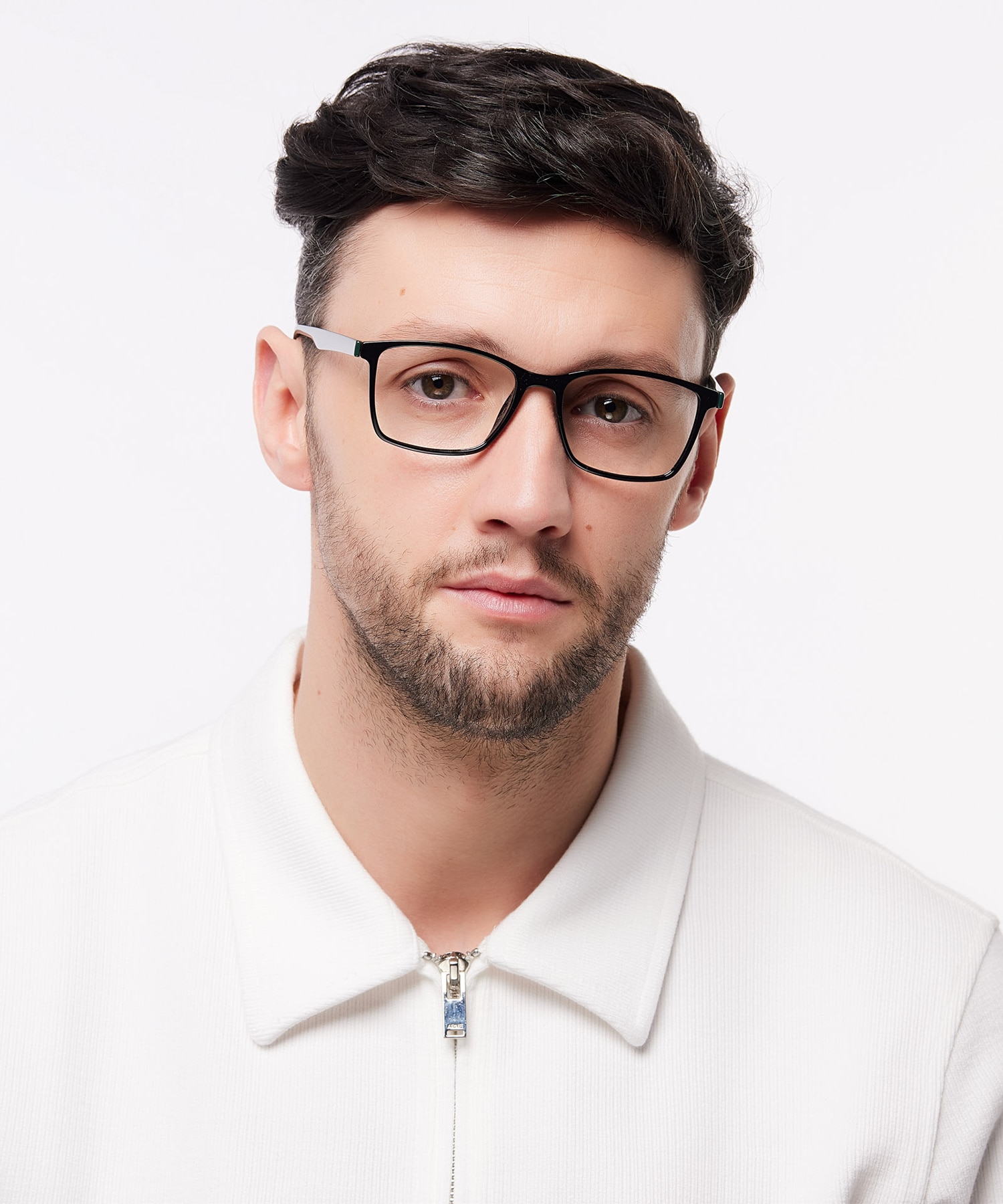 Kennedy Black PlasticEyeglass Frames for Men for Glasses Direct