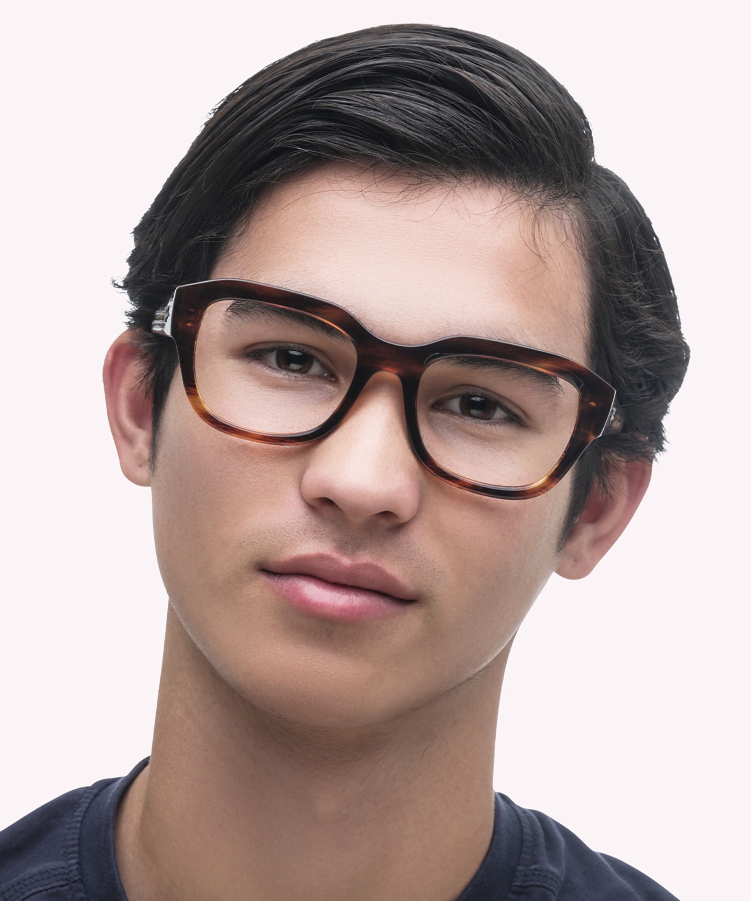 RB7225 Striped Havana PlasticEyeglass Frames for Men for Glasses Direct