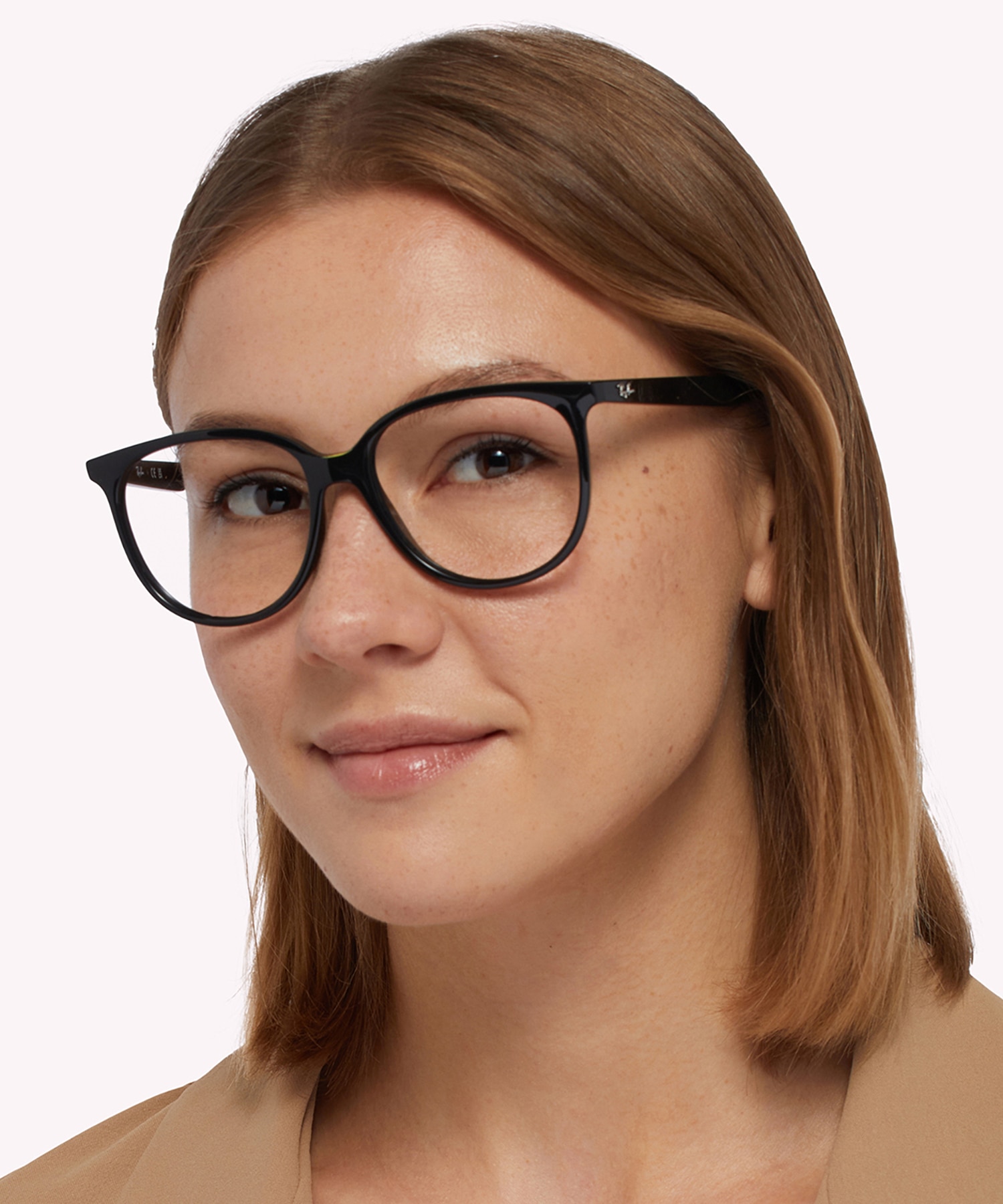 RB4378V Black PlasticEyeglass Frames for Women for Glasses Direct