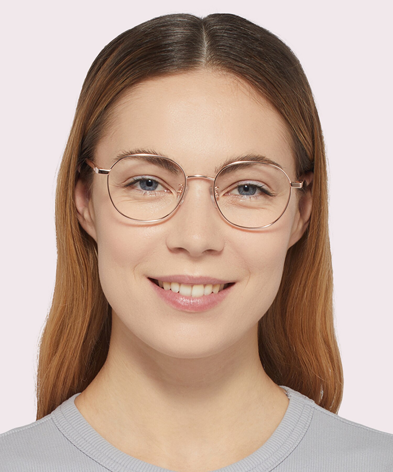 PLD D456/G Gold MetalEyeglass Frames for Women for Glasses Direct