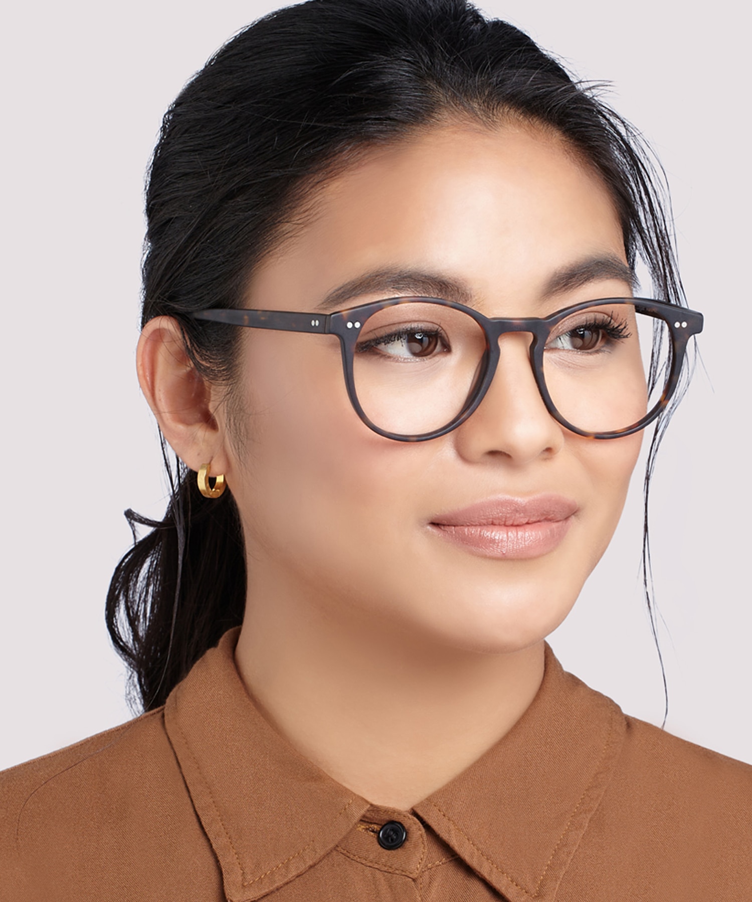 Logan 2 Matte Tortoise AcetateEyeglass Frames for Women for Glasses Direct