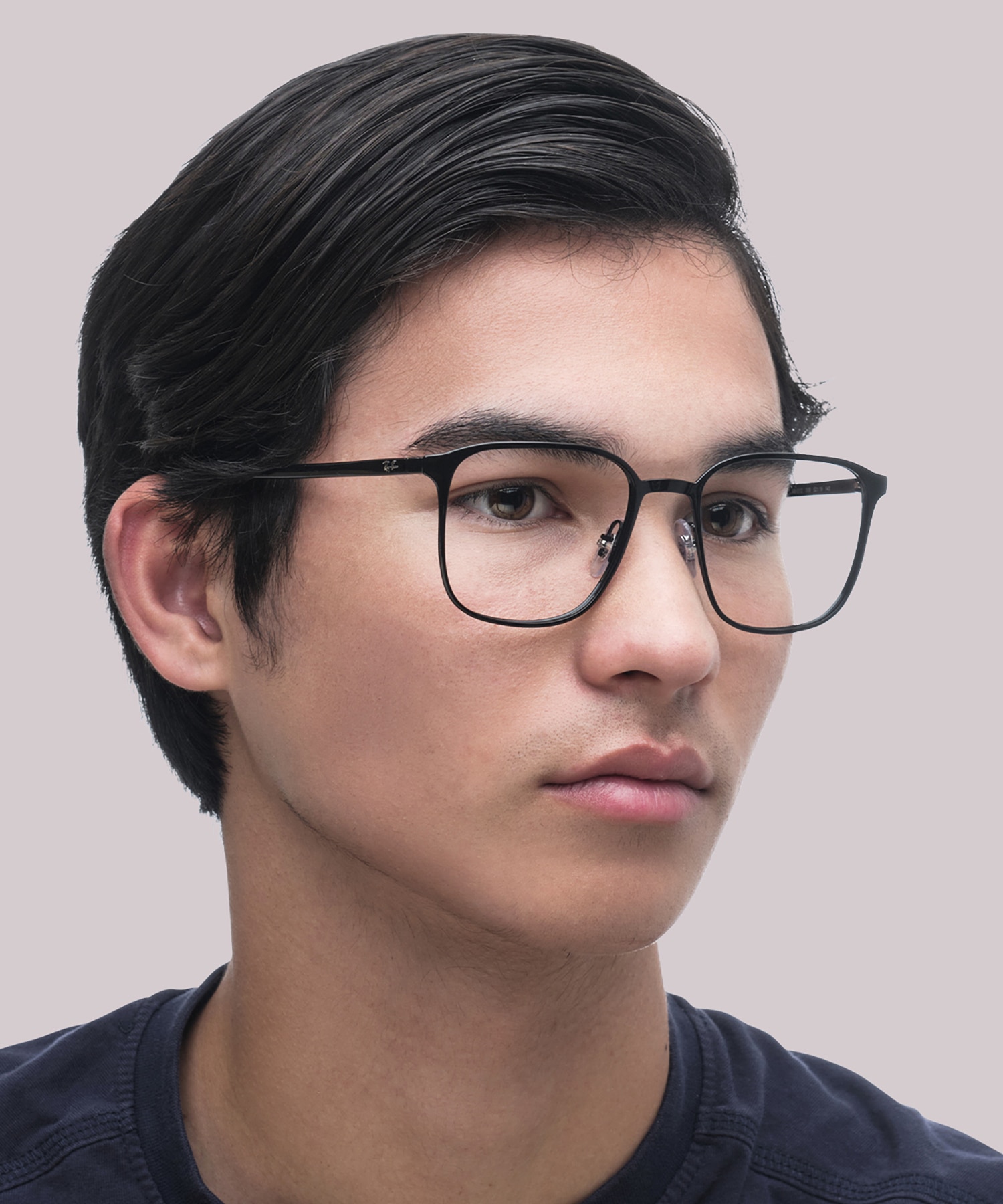 RB6512 Optics Black MetalEyeglass Frames for Men for Glasses Direct
