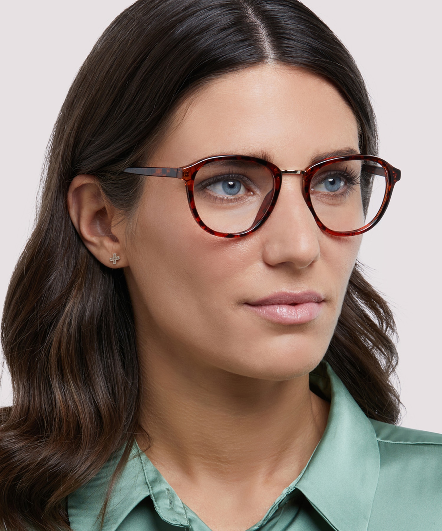 Cassidy Havana PlasticEyeglass Frames for Women for Glasses Direct