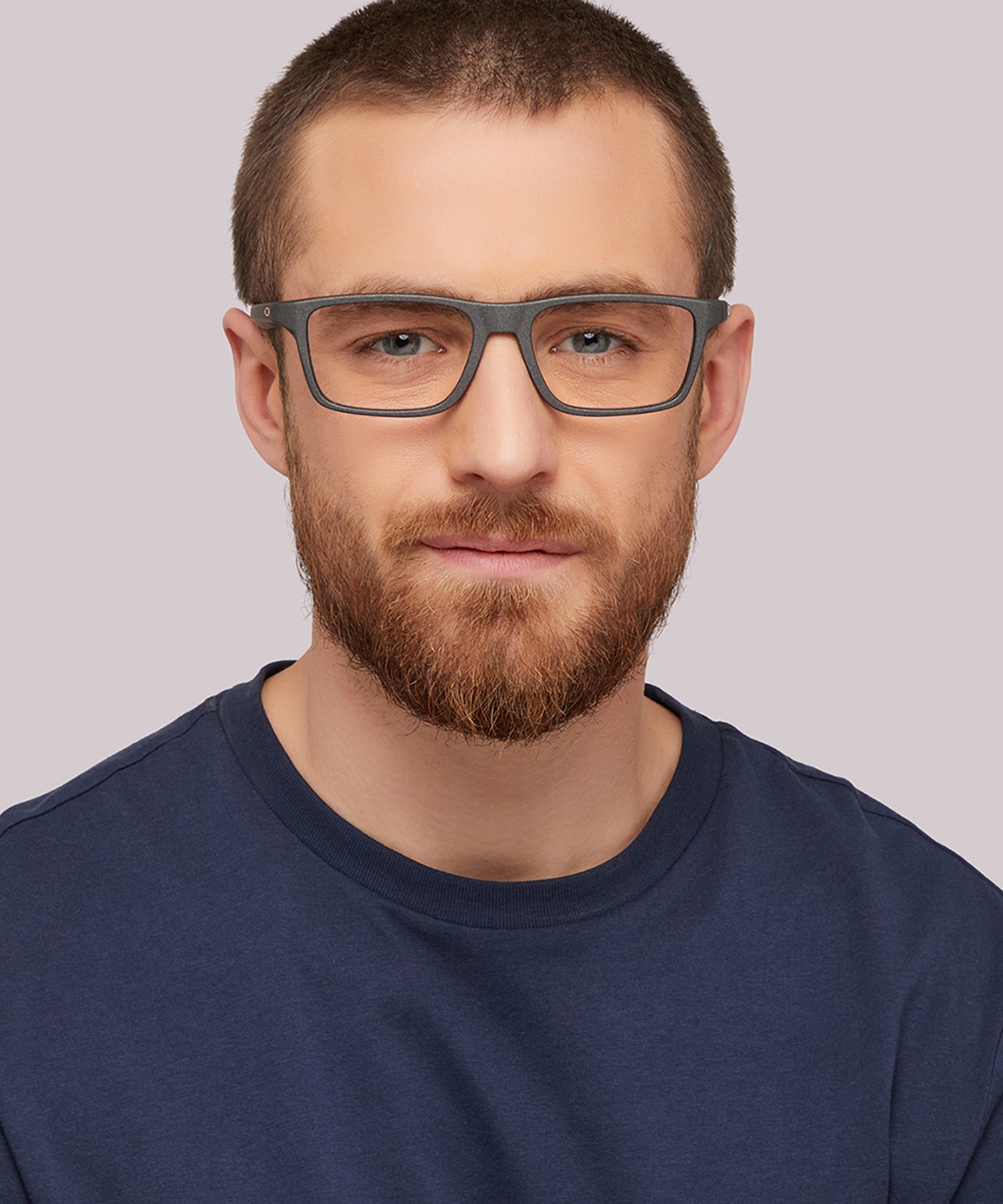 Port Bow Satin Light Steel PlasticSunglass Frames for Men for Glasses Direct