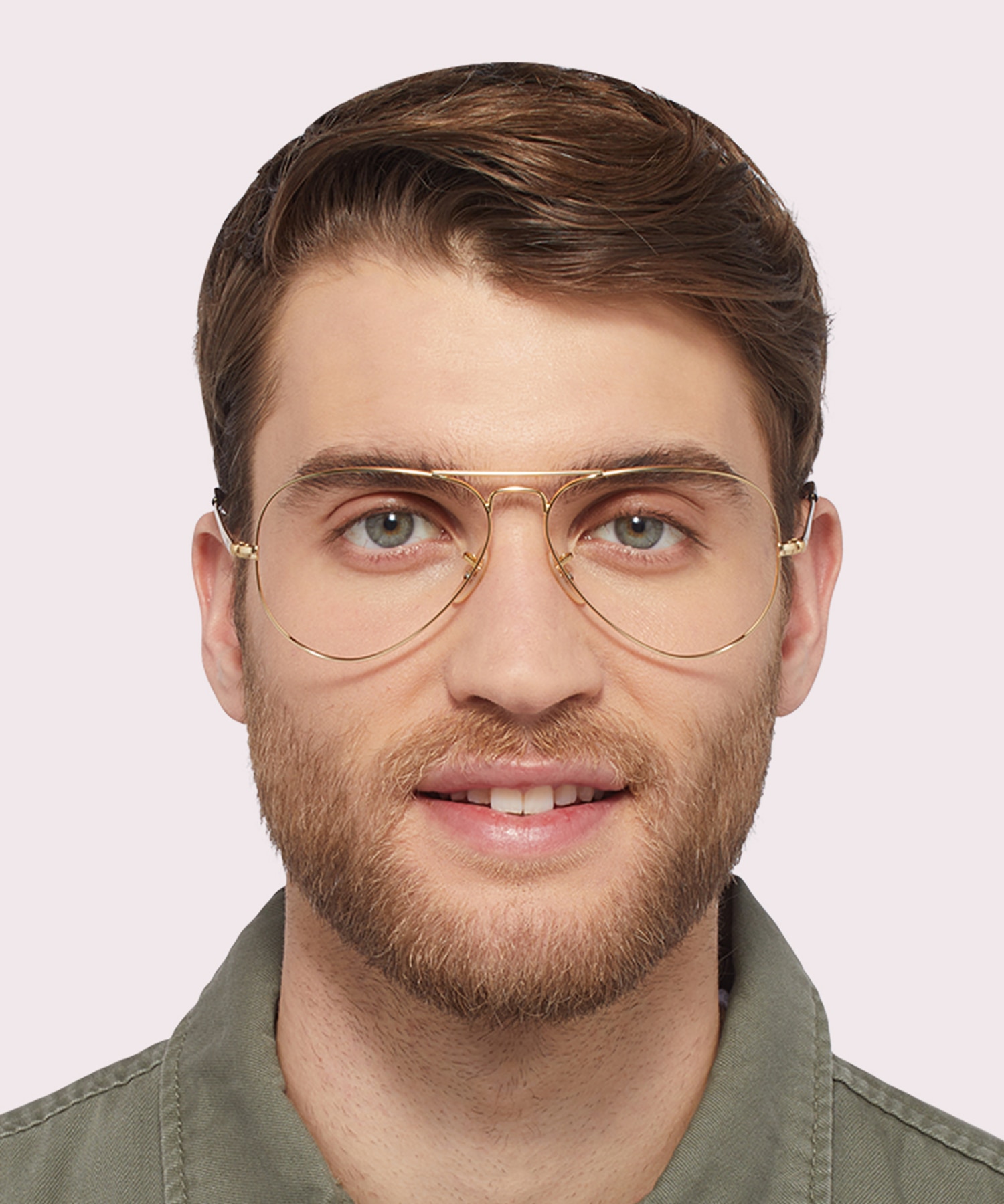 Aviator Optics Arista Gold MetalSunglass Frames for Men for Glasses Direct