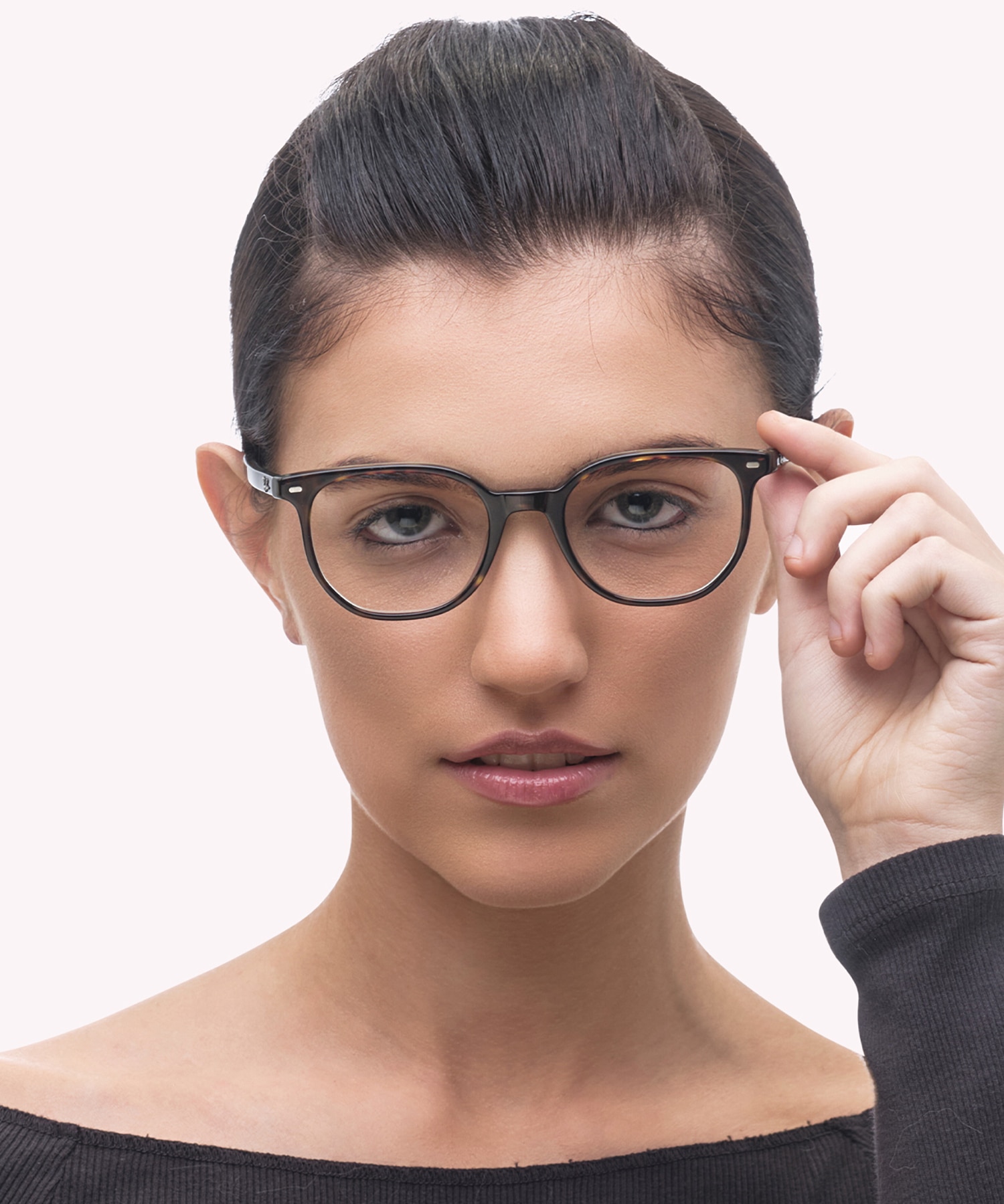 RB5397 Havana On Transparent Green AcetateEyeglass Frames for Women for Glasses Direct