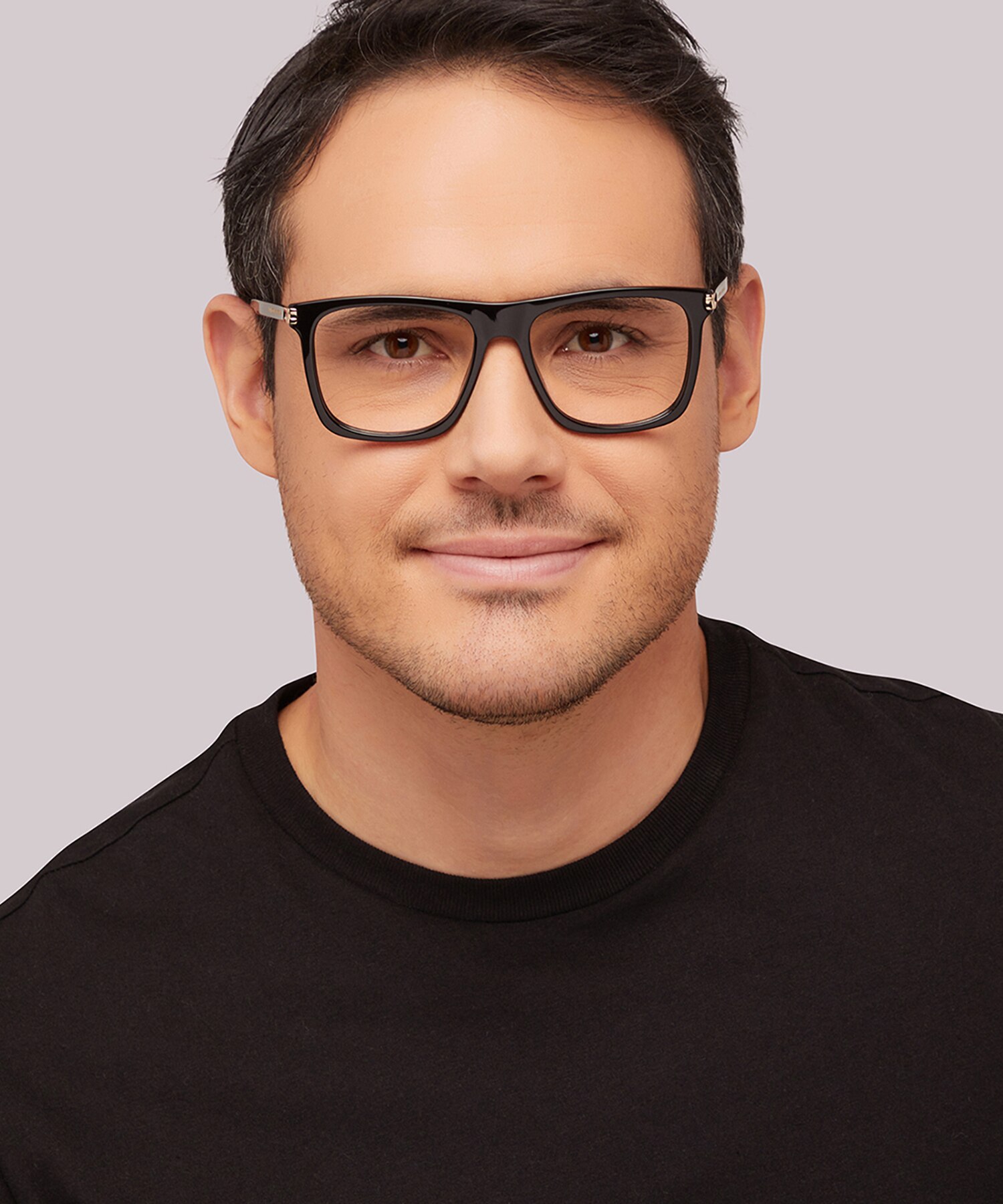 MARC 546 Black AcetateEyeglass Frames for Men for Glasses Direct