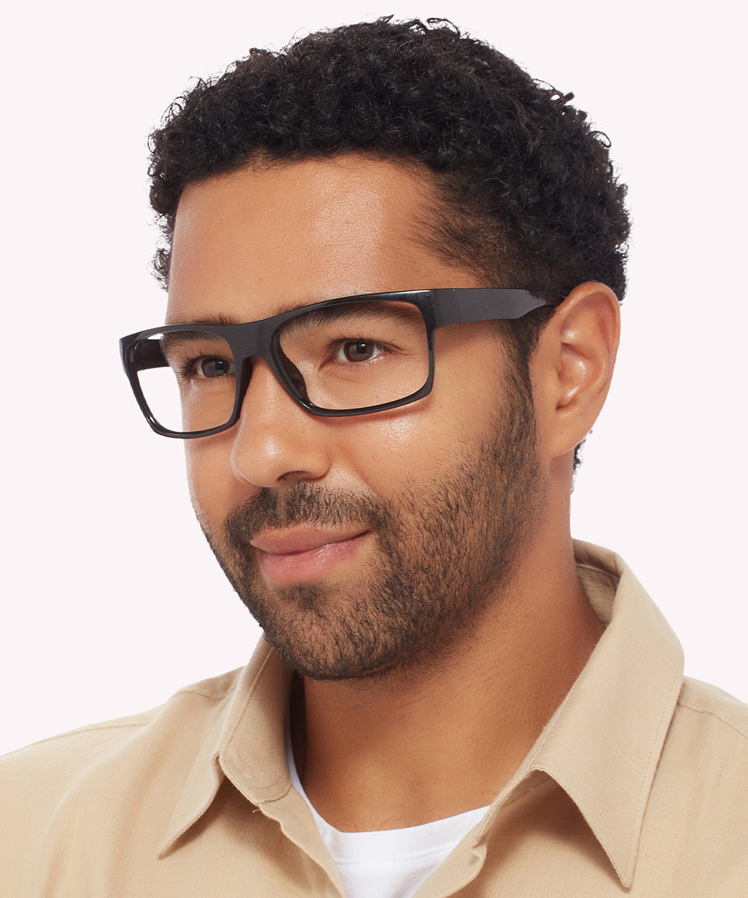 Blaze Shiny Black & Red PlasticEyeglass Frames for Men for Glasses Direct