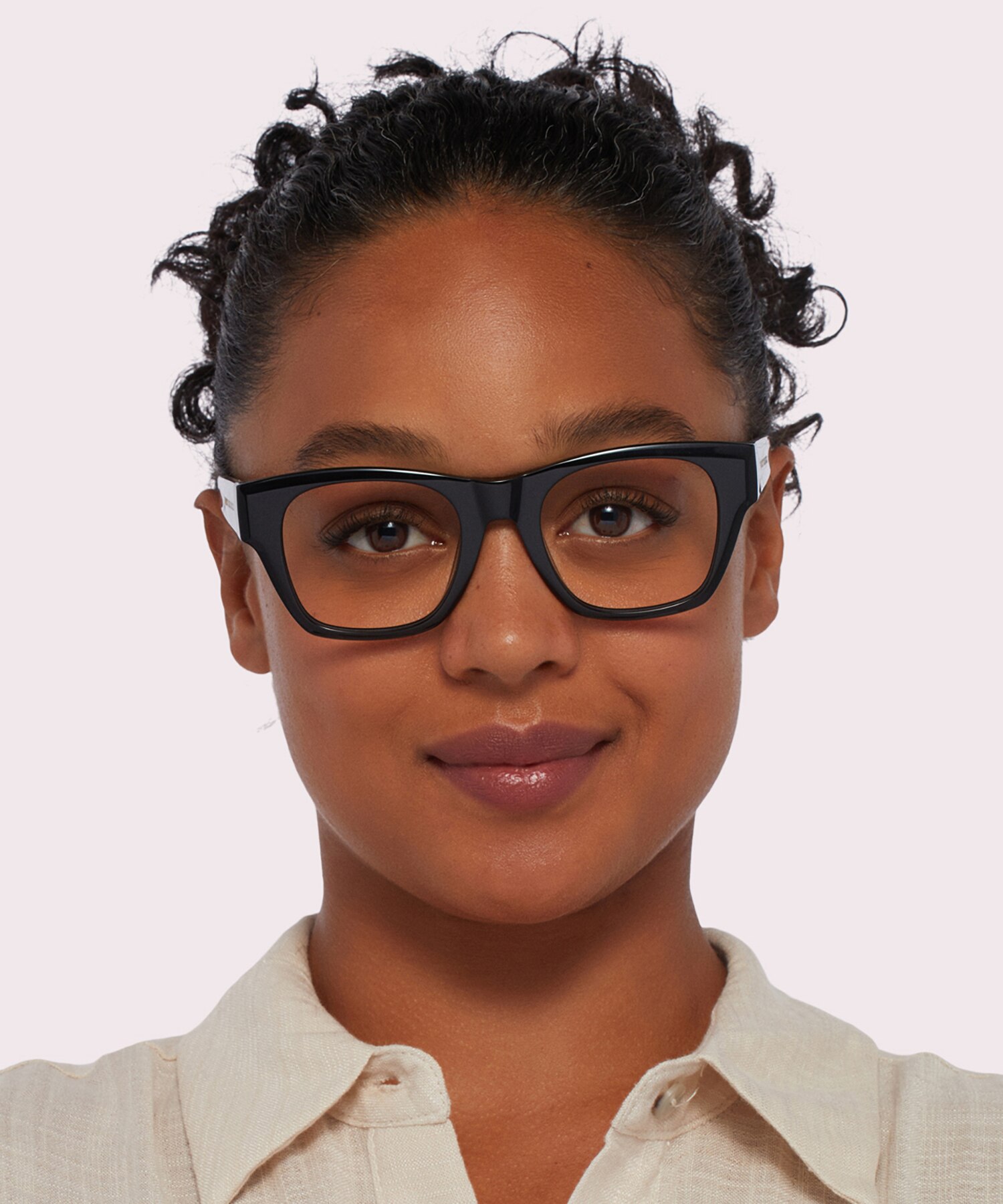 TH 1865 Black AcetateEyeglass Frames for Women for Glasses Direct