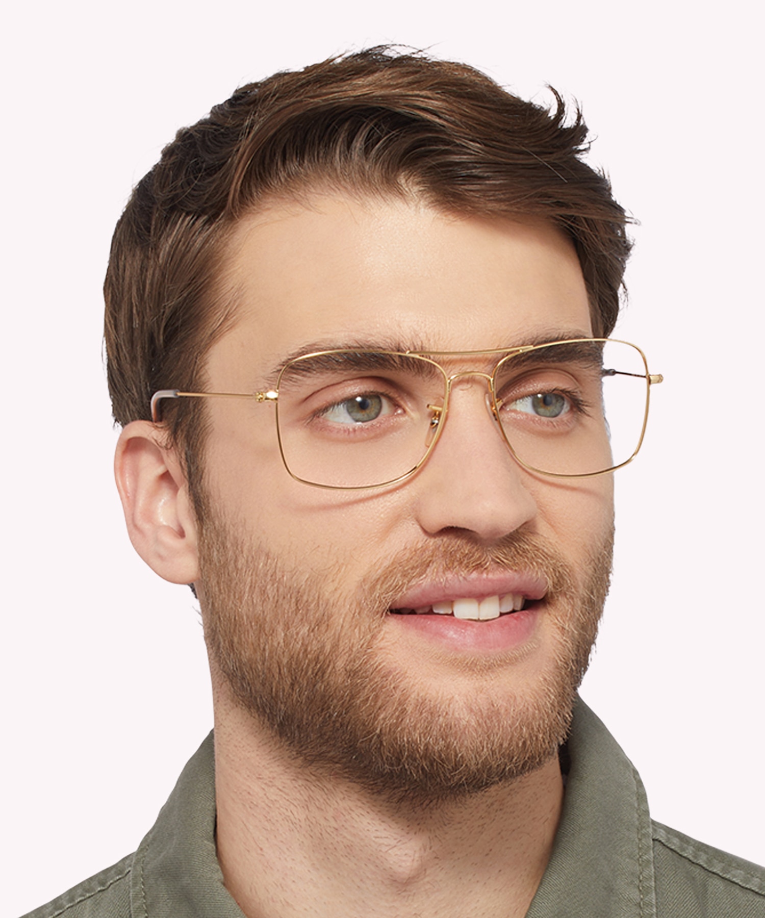 RB6498 Optics Arista Gold MetalEyeglass Frames for Men for Glasses Direct