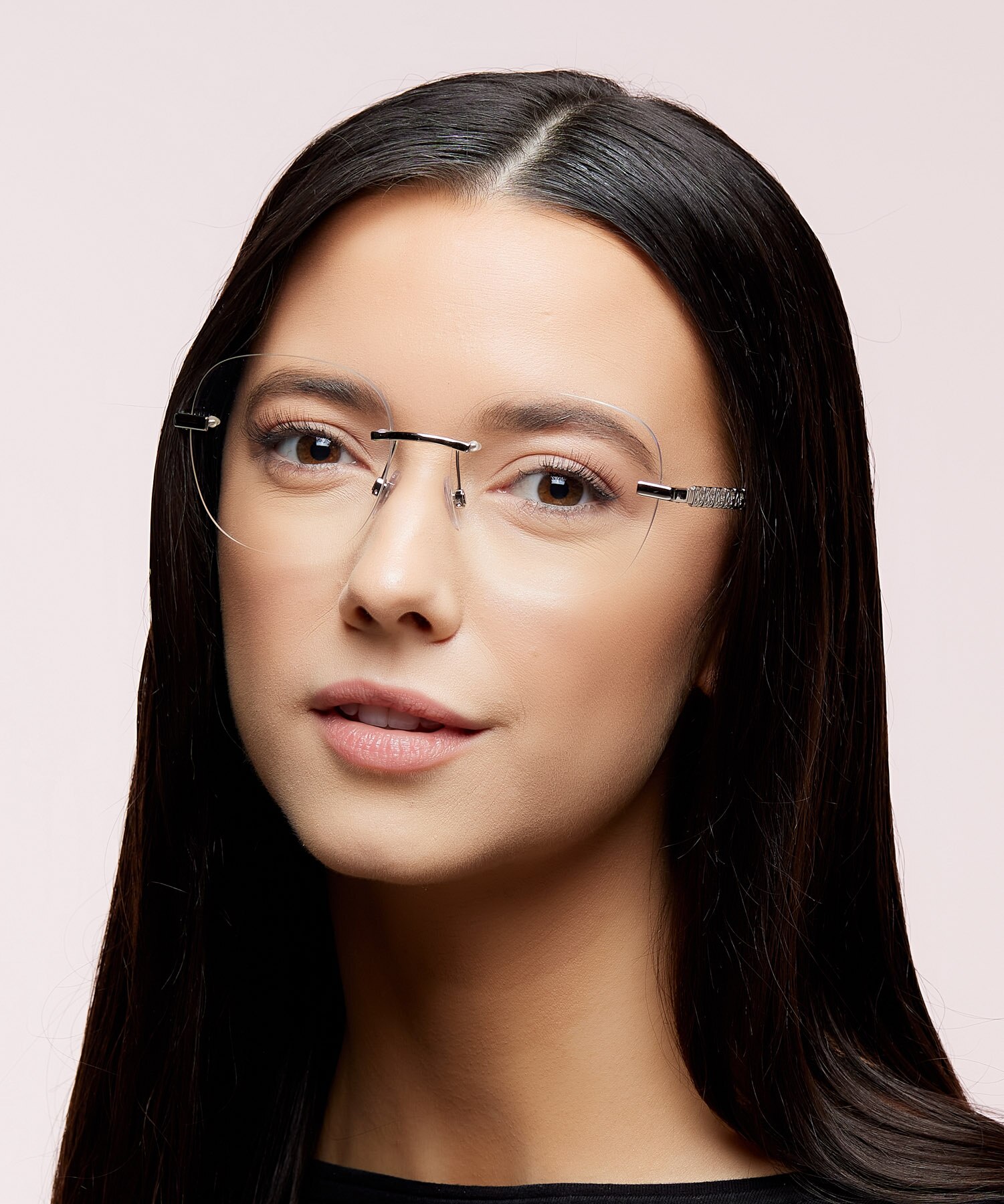 DG1352 Silver MetalEyeglass Frames for Women for Glasses Direct