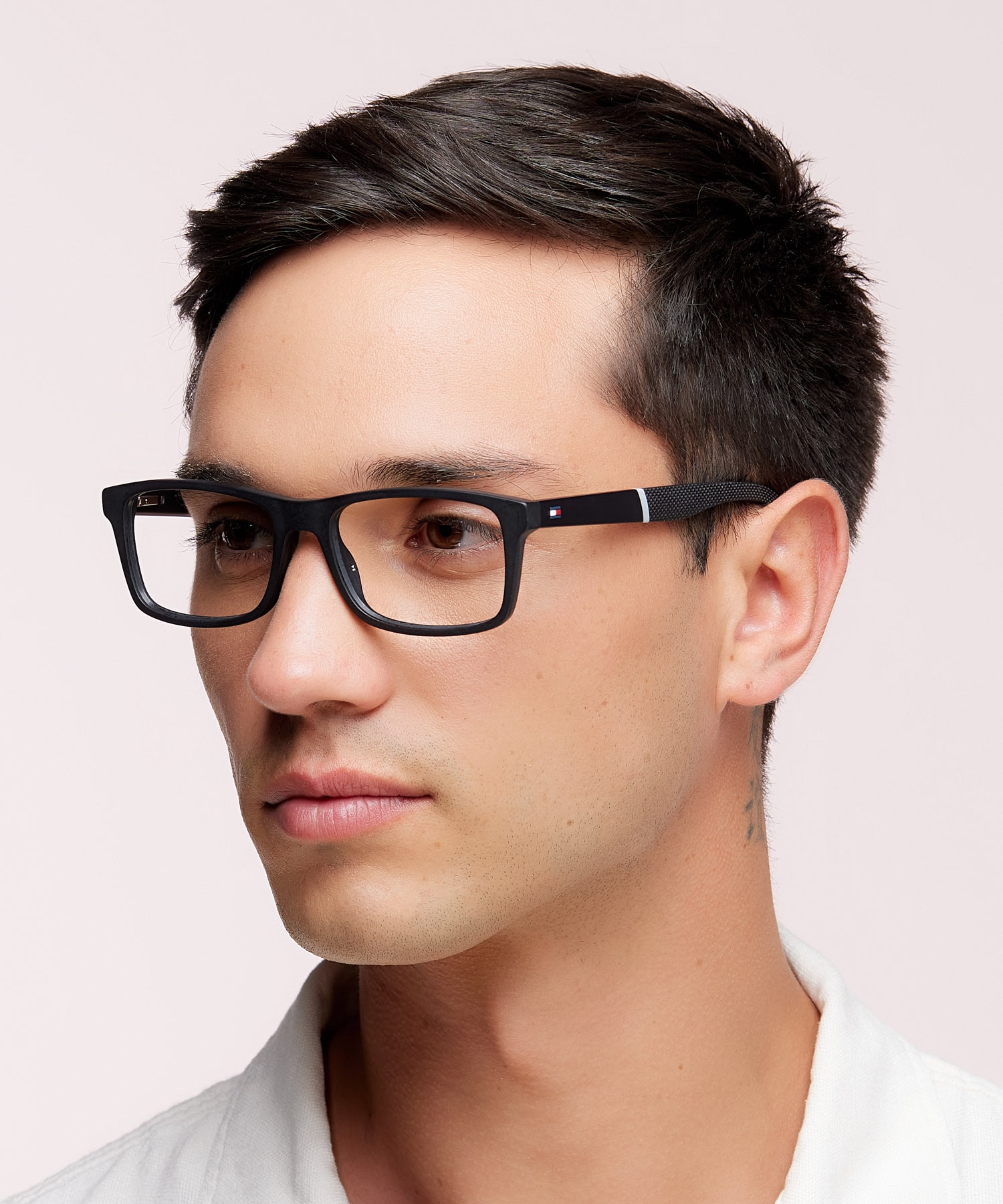 TH 2044 Black AcetateEyeglass Frames for Men for Glasses Direct