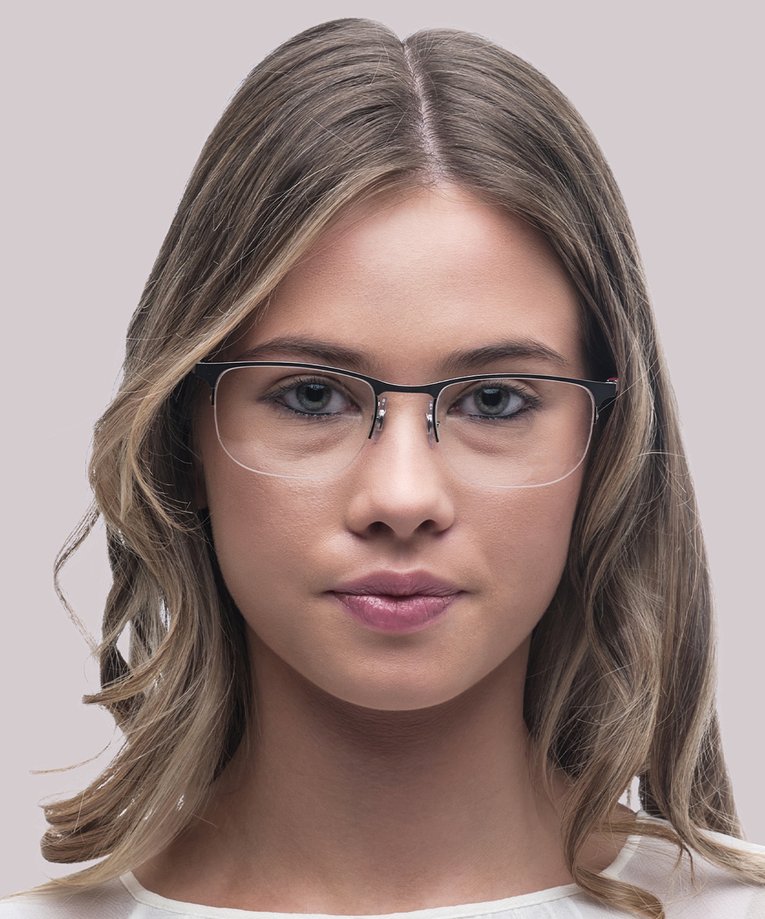 RB6513 Optics Gunmetal MetalEyeglass Frames for Women for Glasses Direct