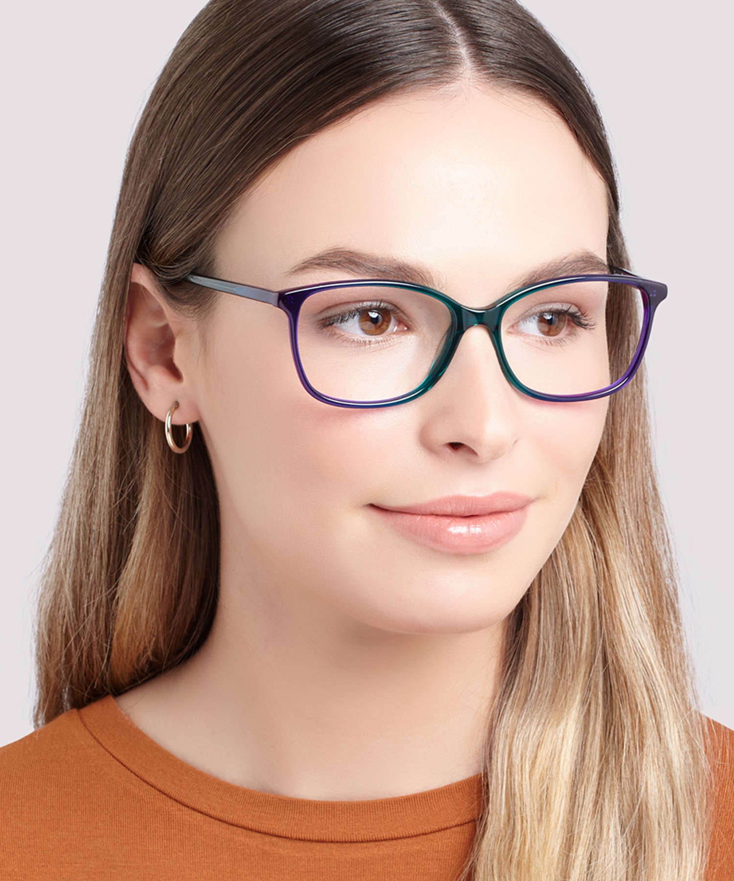 Emma Teal AcetateEyeglass Frames for Women for Glasses Direct
