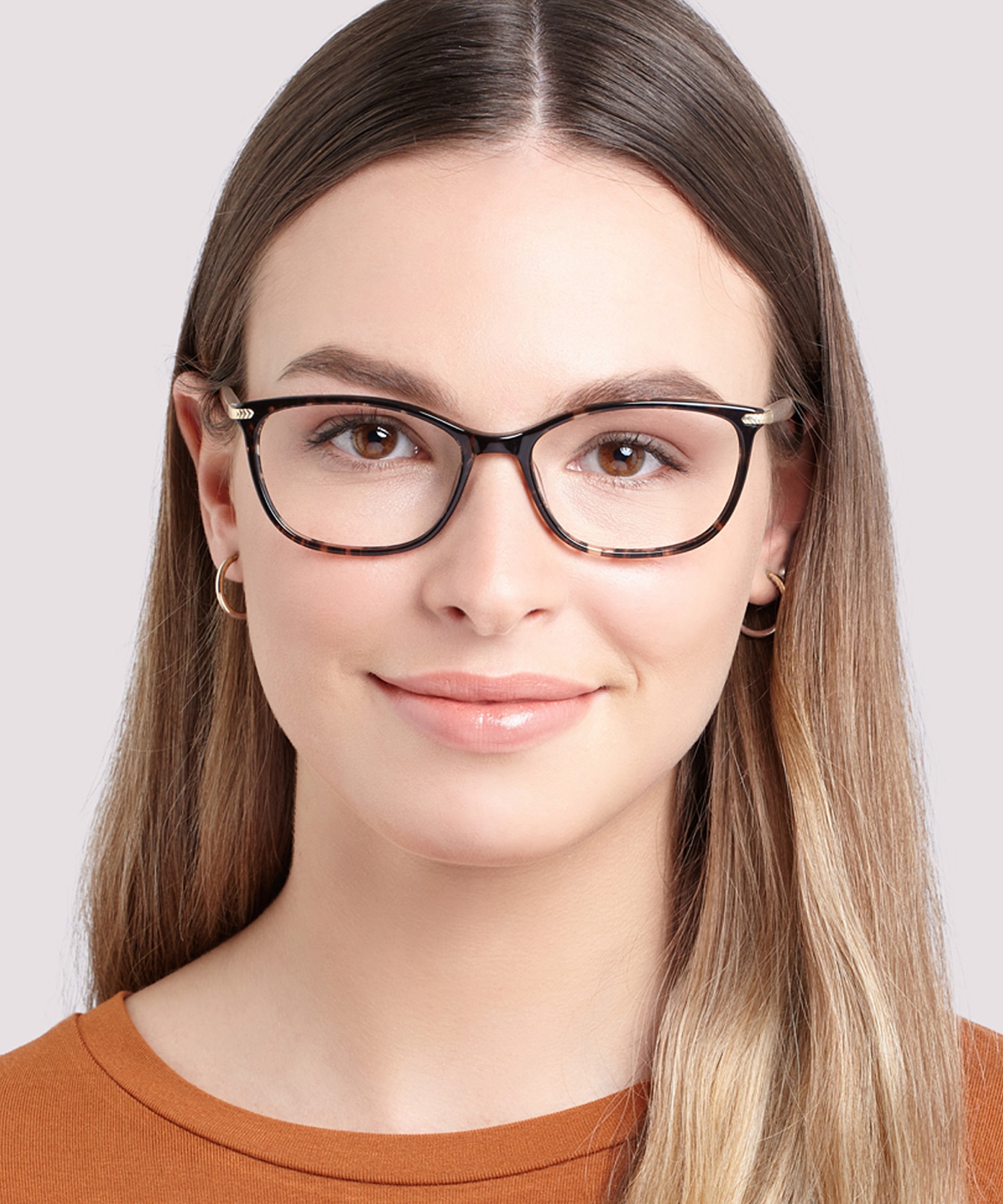 Anika Brown & Gold AcetateEyeglass Frames for Women for Glasses Direct