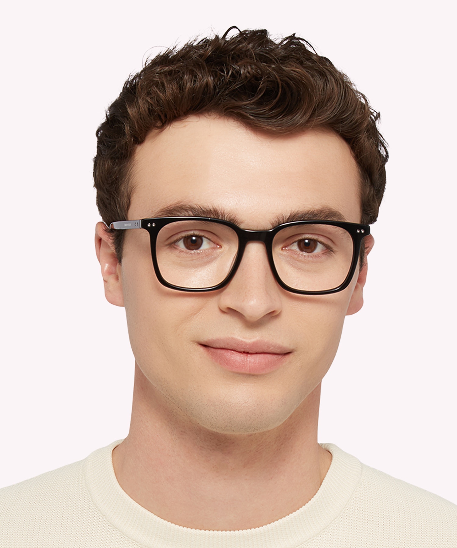 TH 1942 Black AcetateEyeglass Frames for Men for Glasses Direct