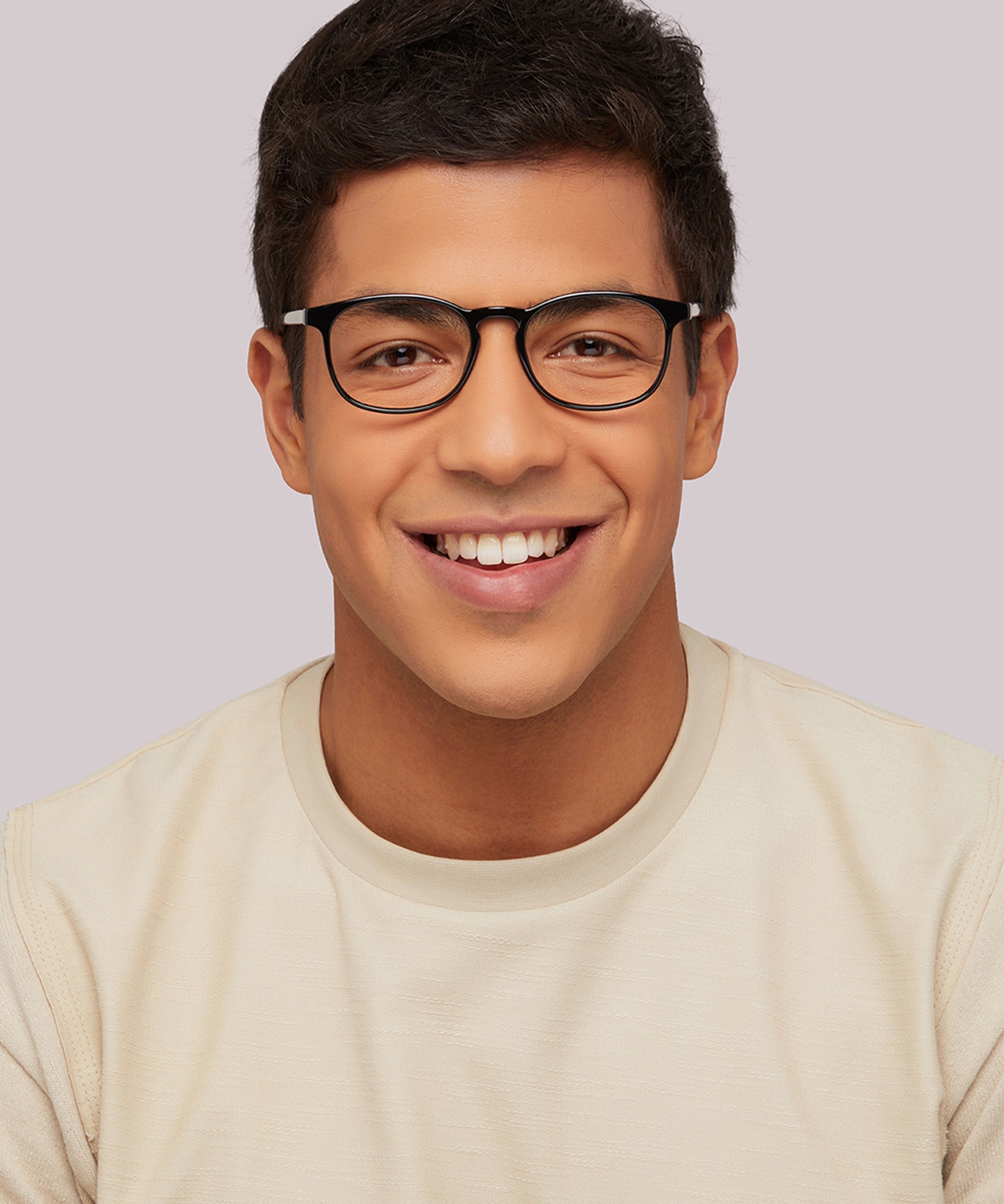Delaney Black PlasticEyeglass Frames for Men for Glasses Direct