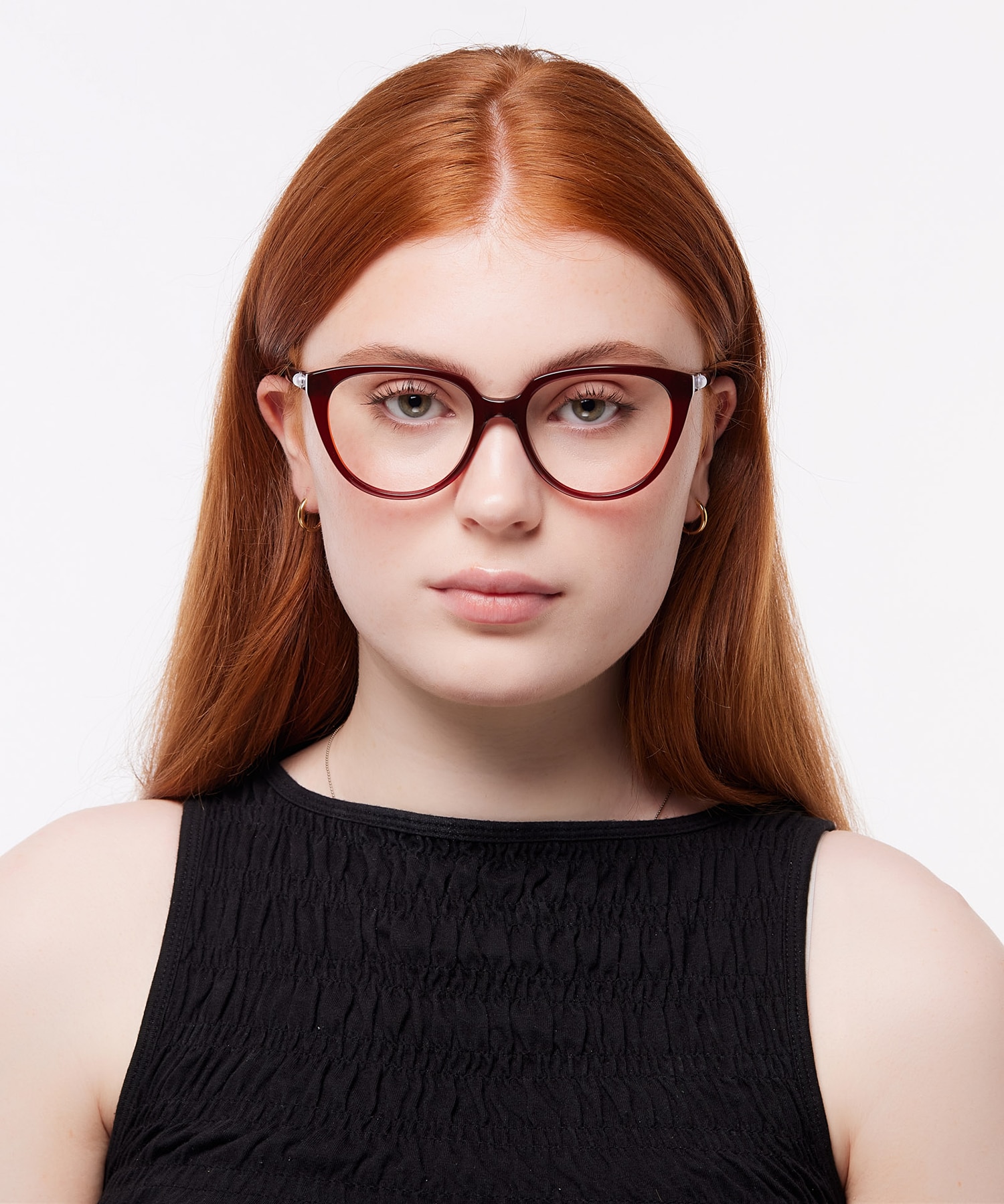 Kyro Dark Burgundy AcetateEyeglass Frames for Women for Glasses Direct