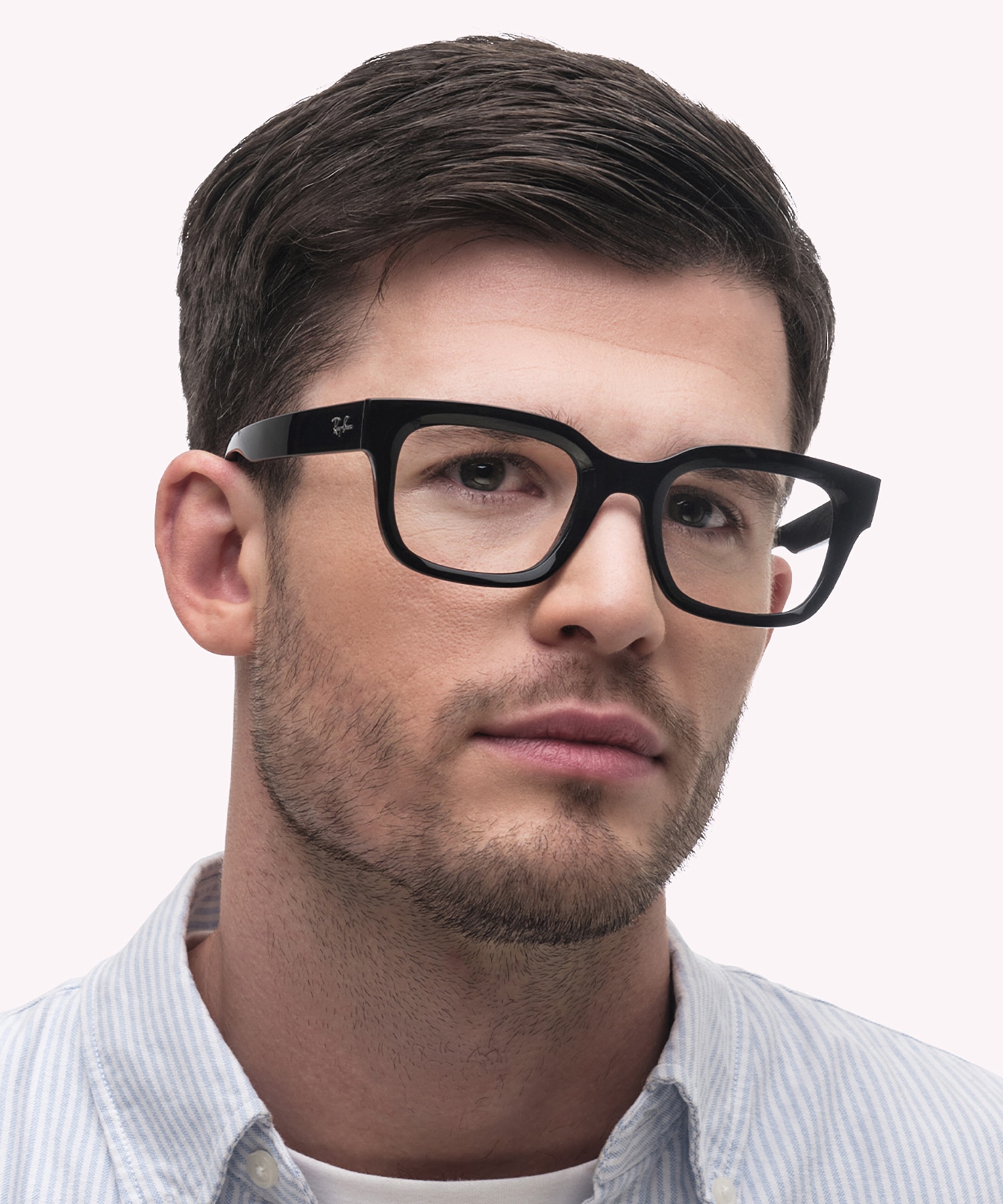 RB7217 Black PlasticEyeglass Frames for Men for Glasses Direct