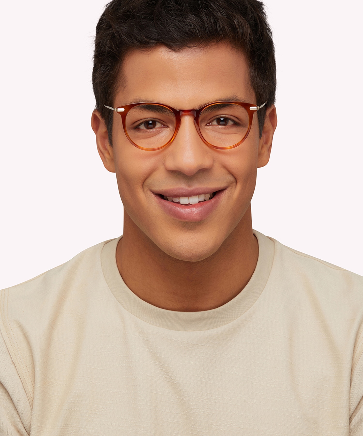 Albion Light Honey AcetateEyeglass Frames for Men for Glasses Direct