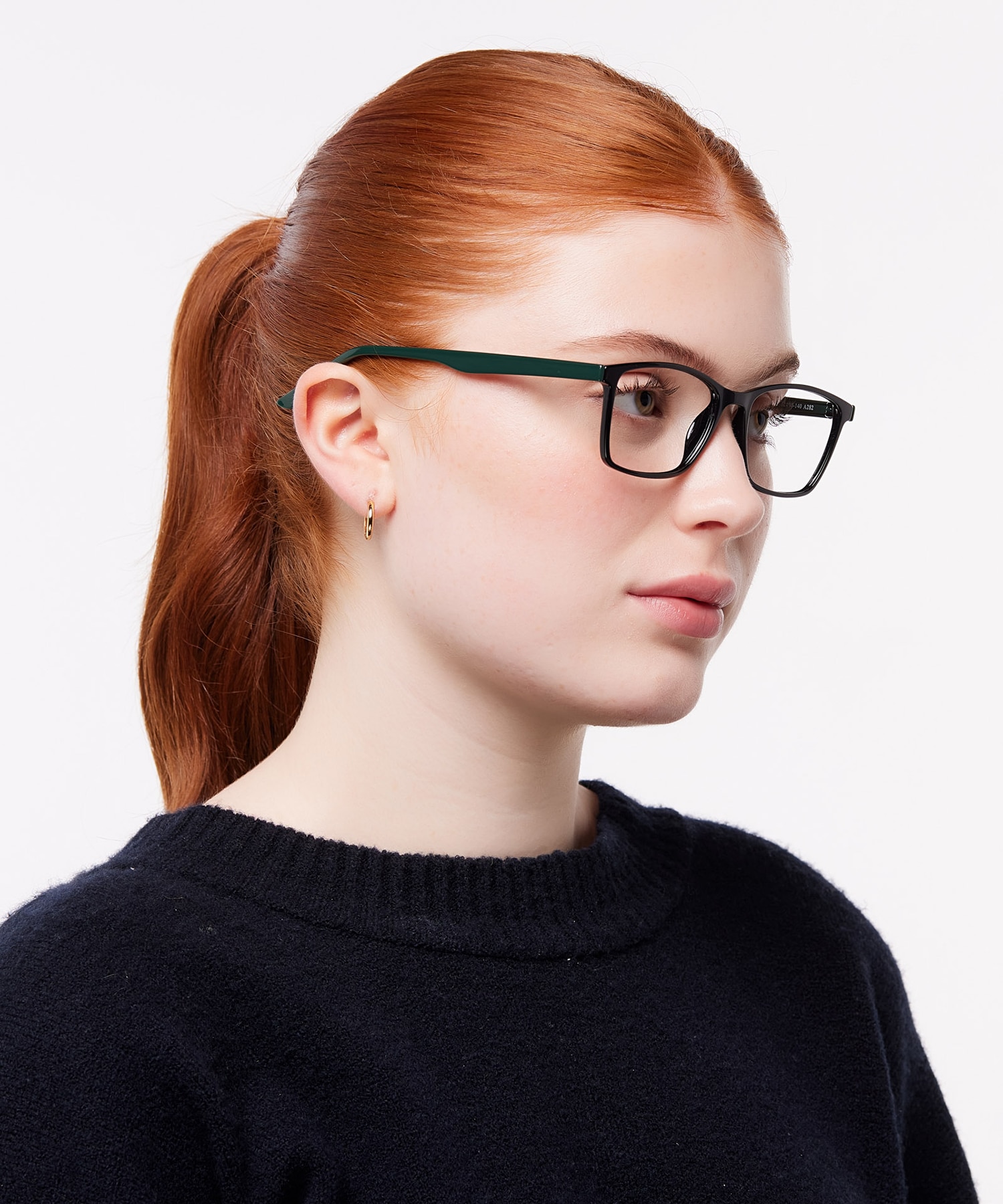 Kennedy Black PlasticEyeglass Frames for Women for Glasses Direct
