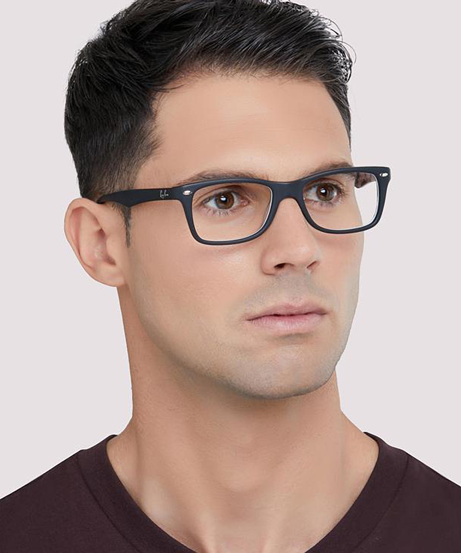 RB5228 Optics Black AcetateEyeglass Frames for Men for Glasses Direct