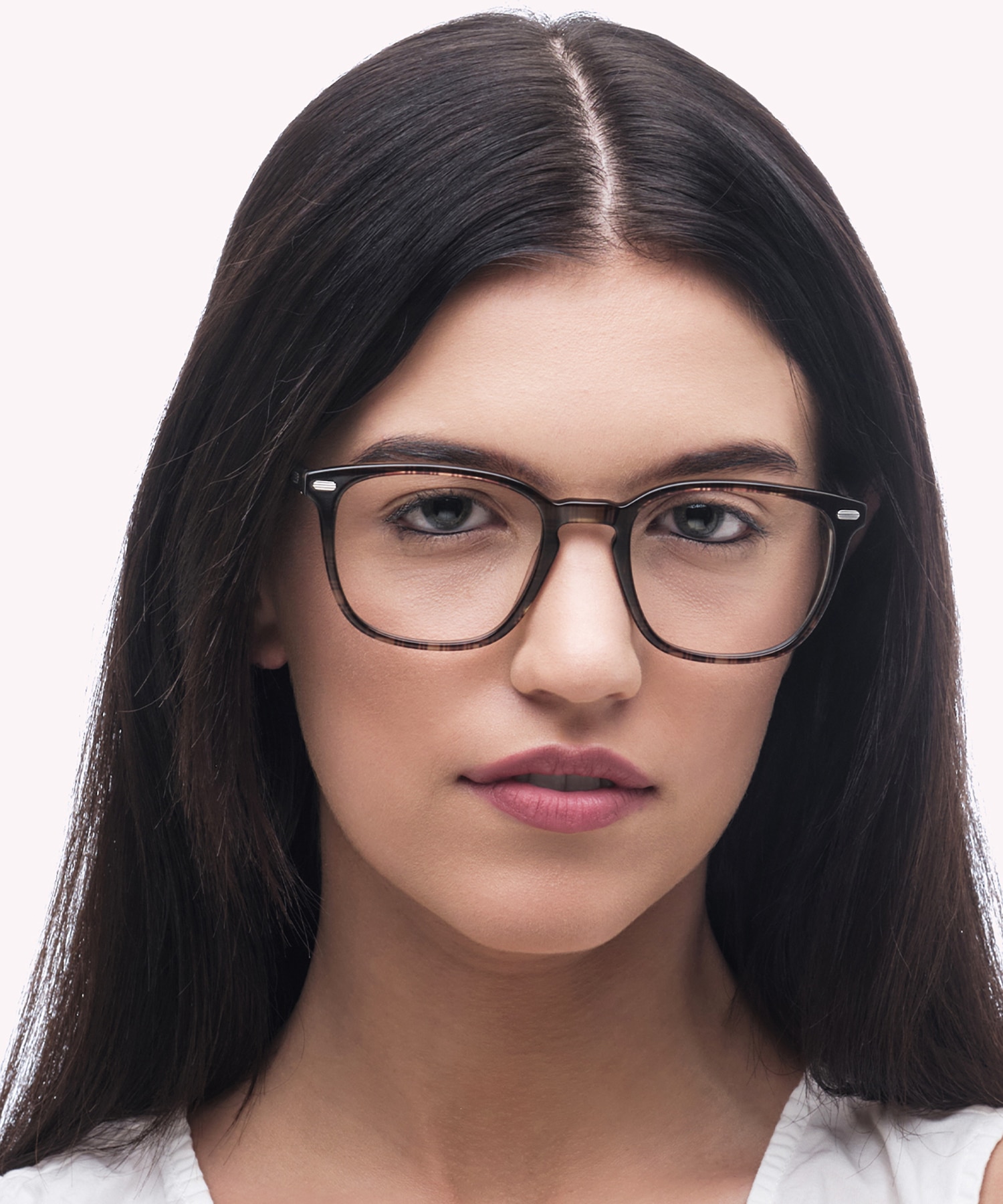 Harlesden Crystal Brown Tartan AcetateEyeglass Frames for Women for Glasses Direct