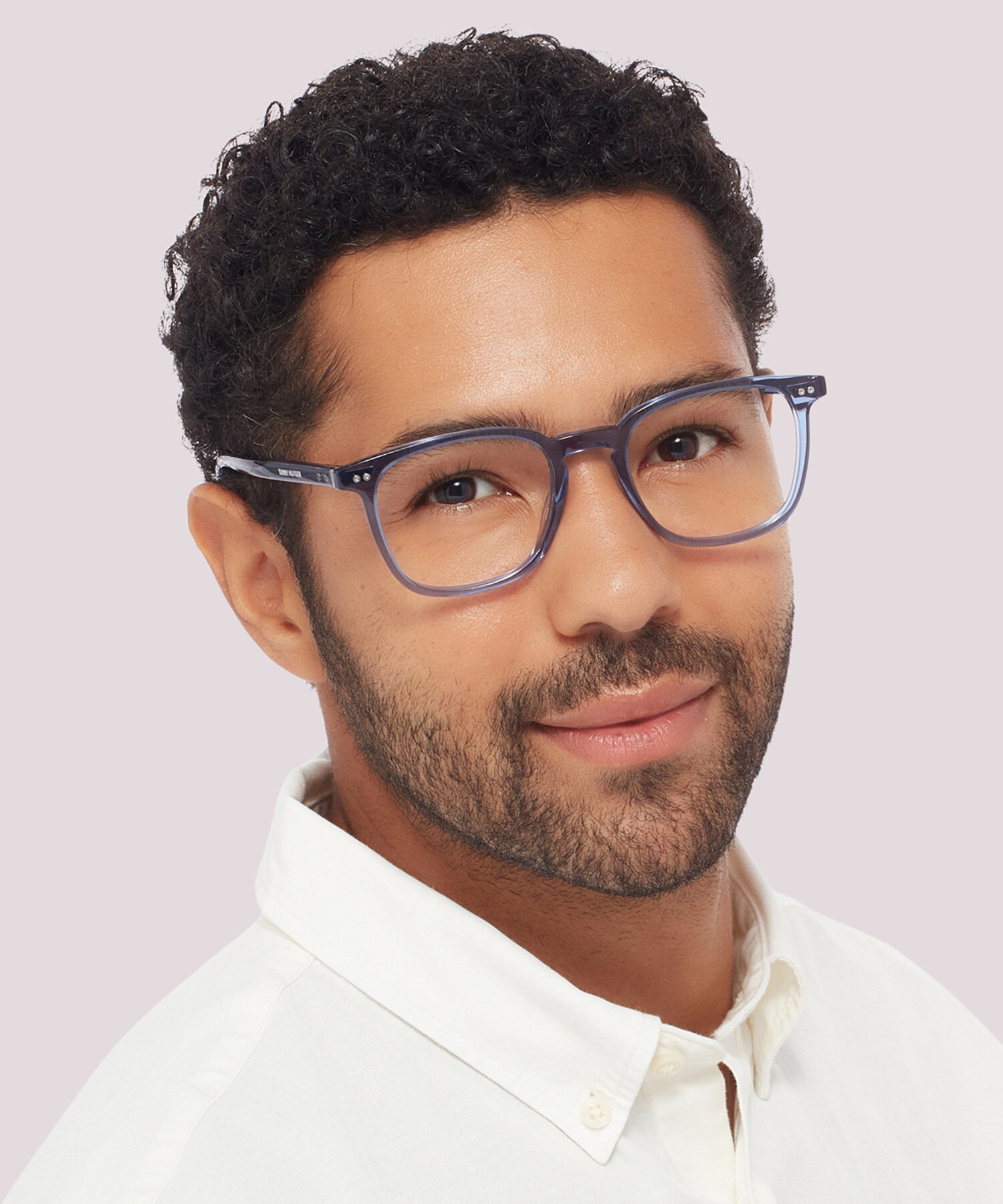 TH 1814 Blue Silver AcetateEyeglass Frames for Men for Glasses Direct