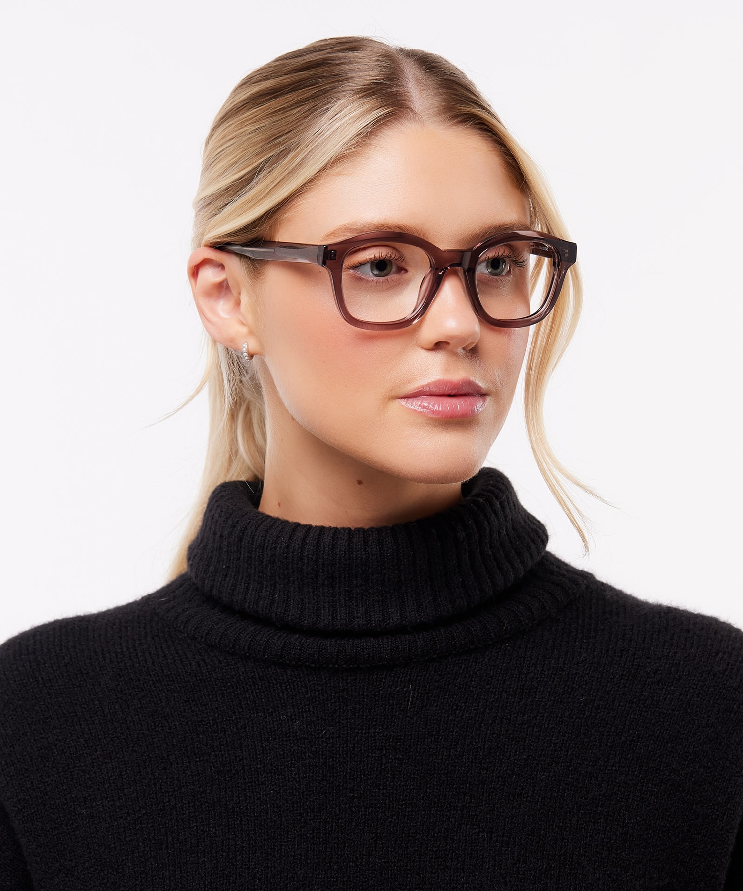 Kendal Translucent Brown AcetateEyeglass Frames for Women for Glasses Direct