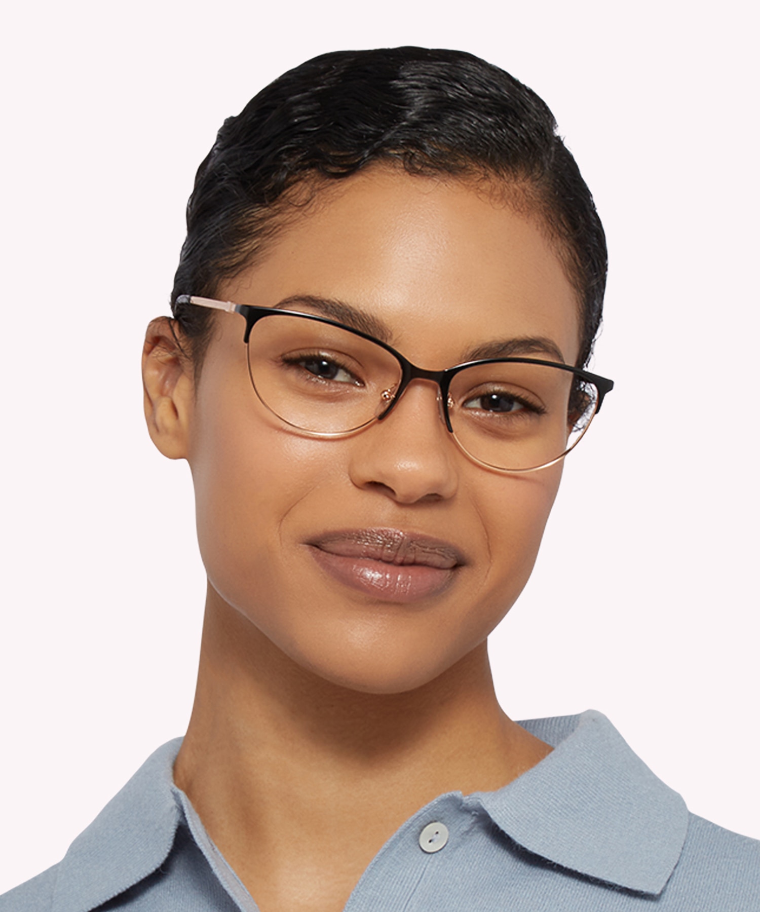 TF1127 Black & Rubedo MetalEyeglass Frames for Women for Glasses Direct