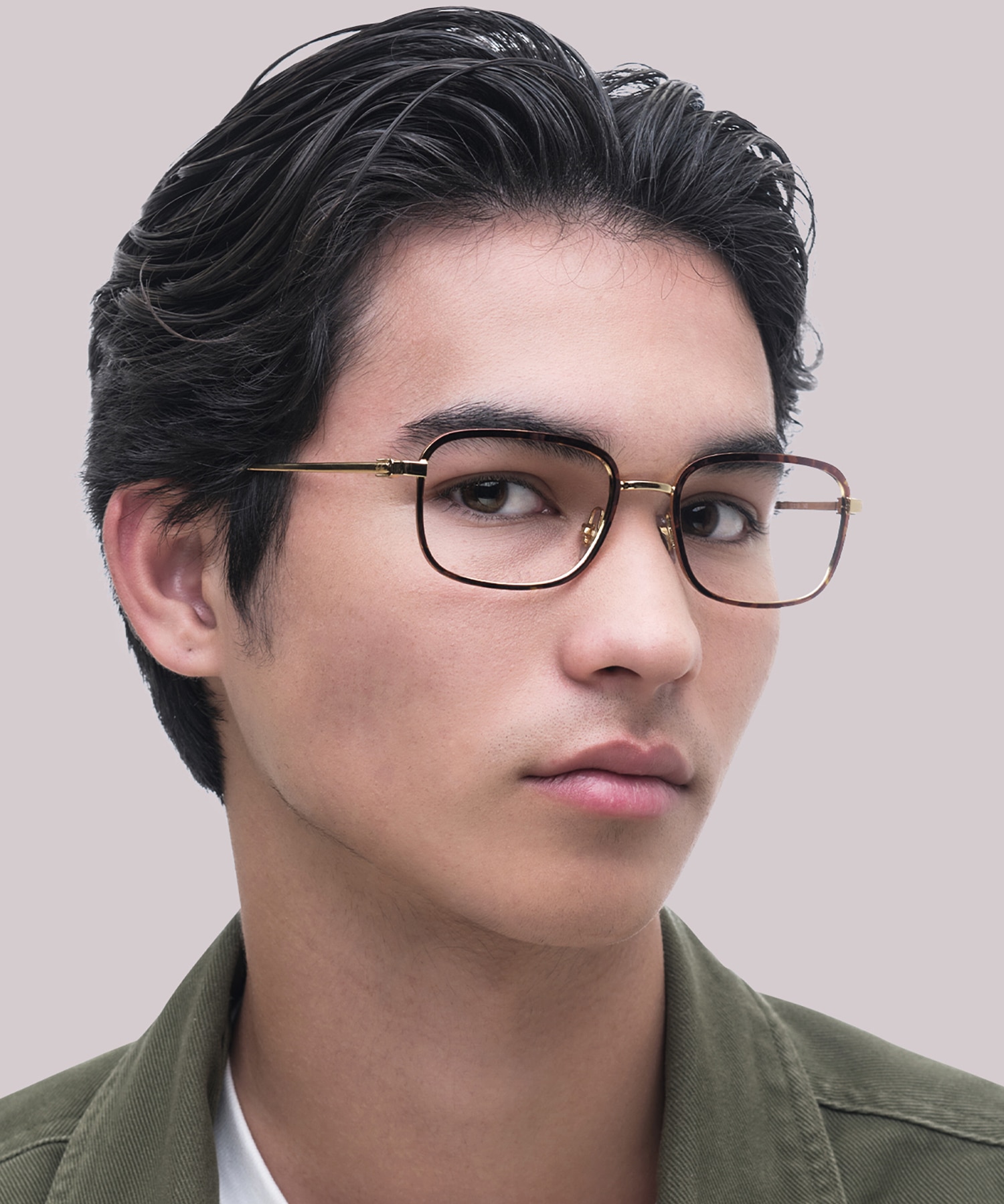 RB6495 Havana On Gold MetalEyeglass Frames for Men for Glasses Direct