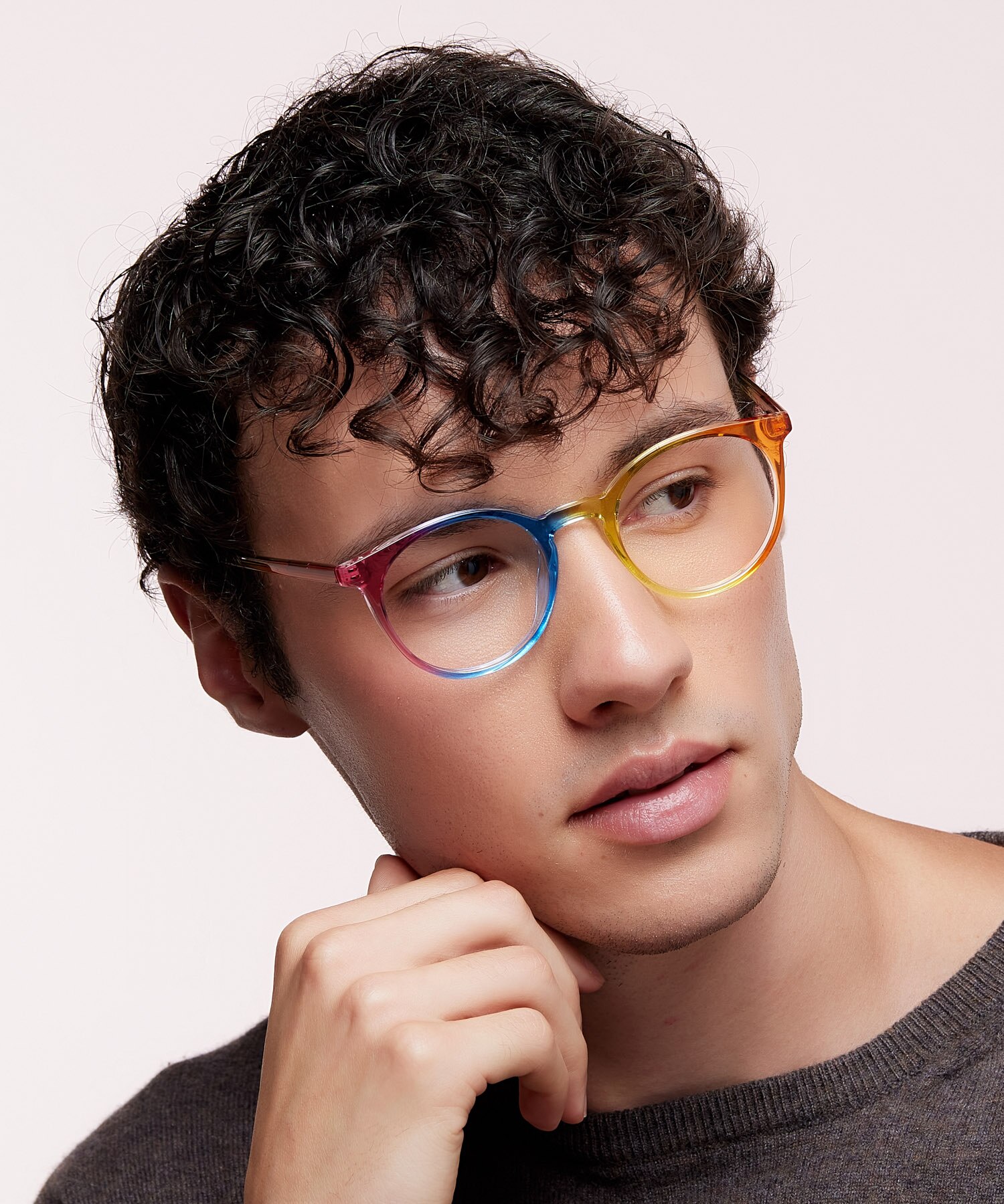 Smile Rainbow PlasticEyeglass Frames for Men for Glasses Direct