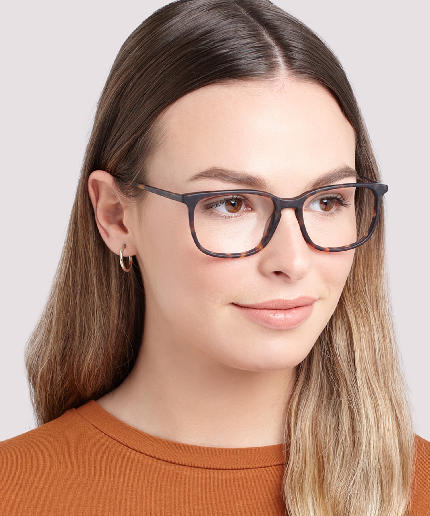 Lucas Matte Tortoise AcetateEyeglass Frames for Women for Glasses Direct