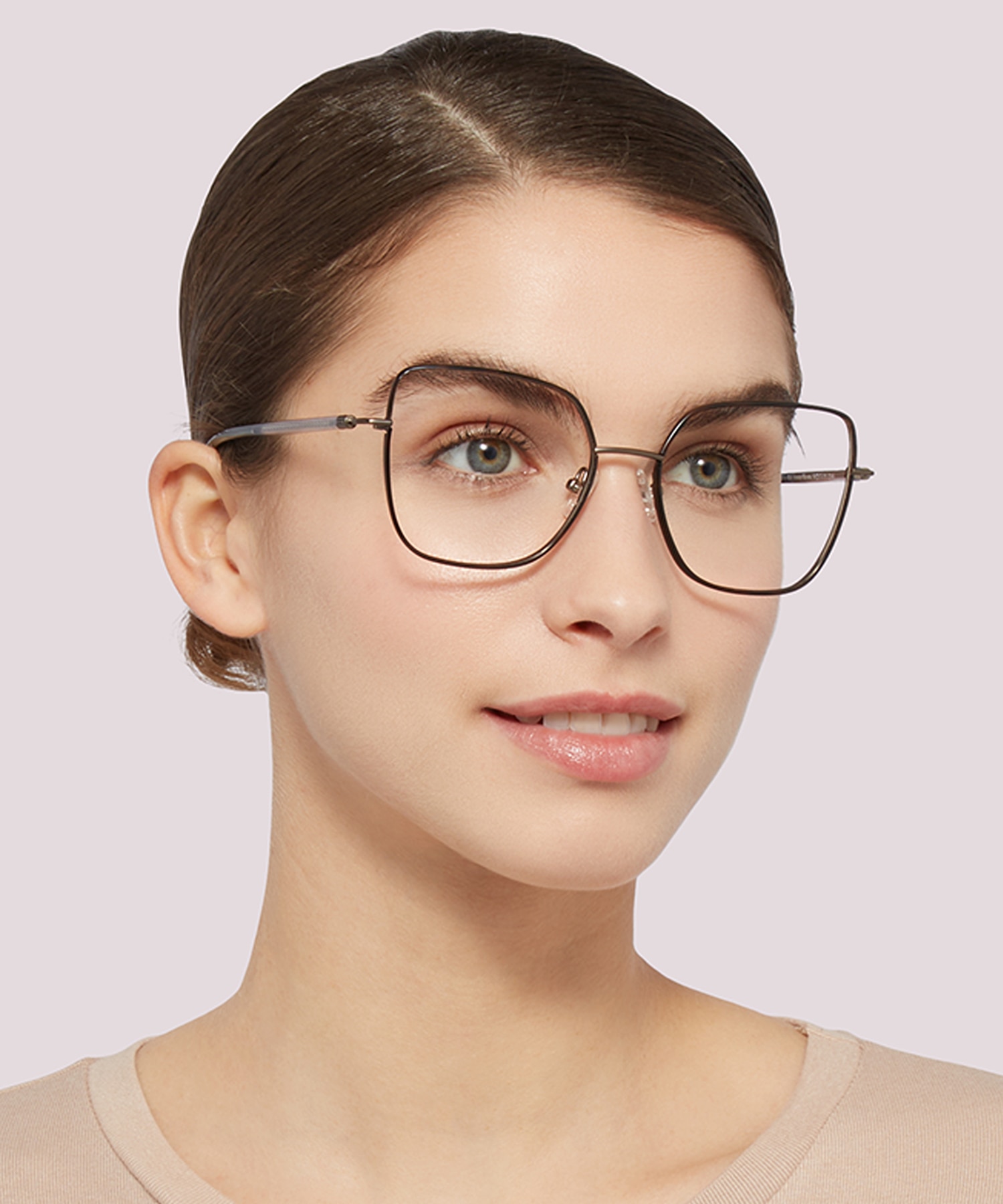 Golders Matte Bronze & Havana MetalEyeglass Frames for Women for Glasses Direct