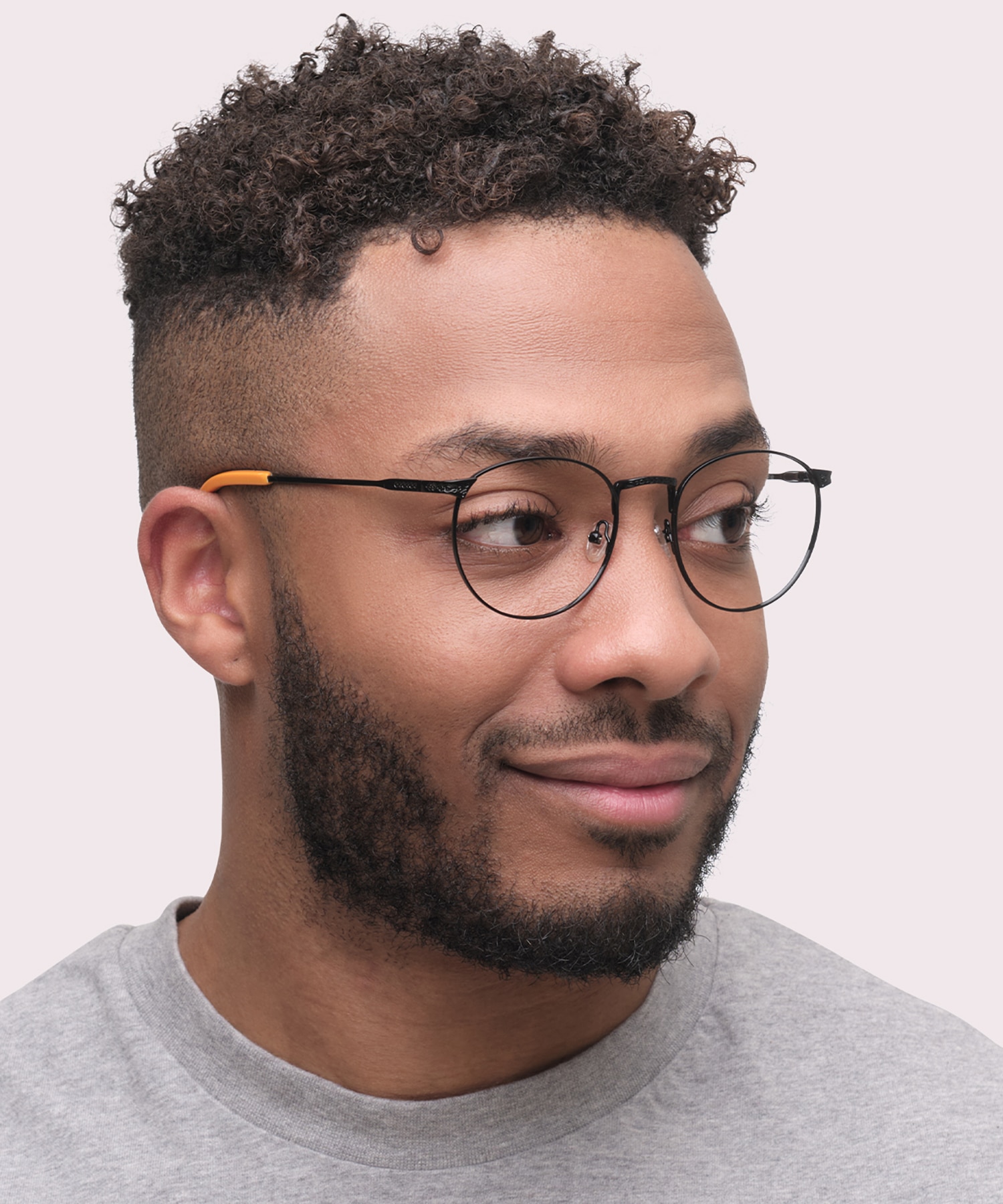 Heath Black MetalEyeglass Frames for Men for Glasses Direct