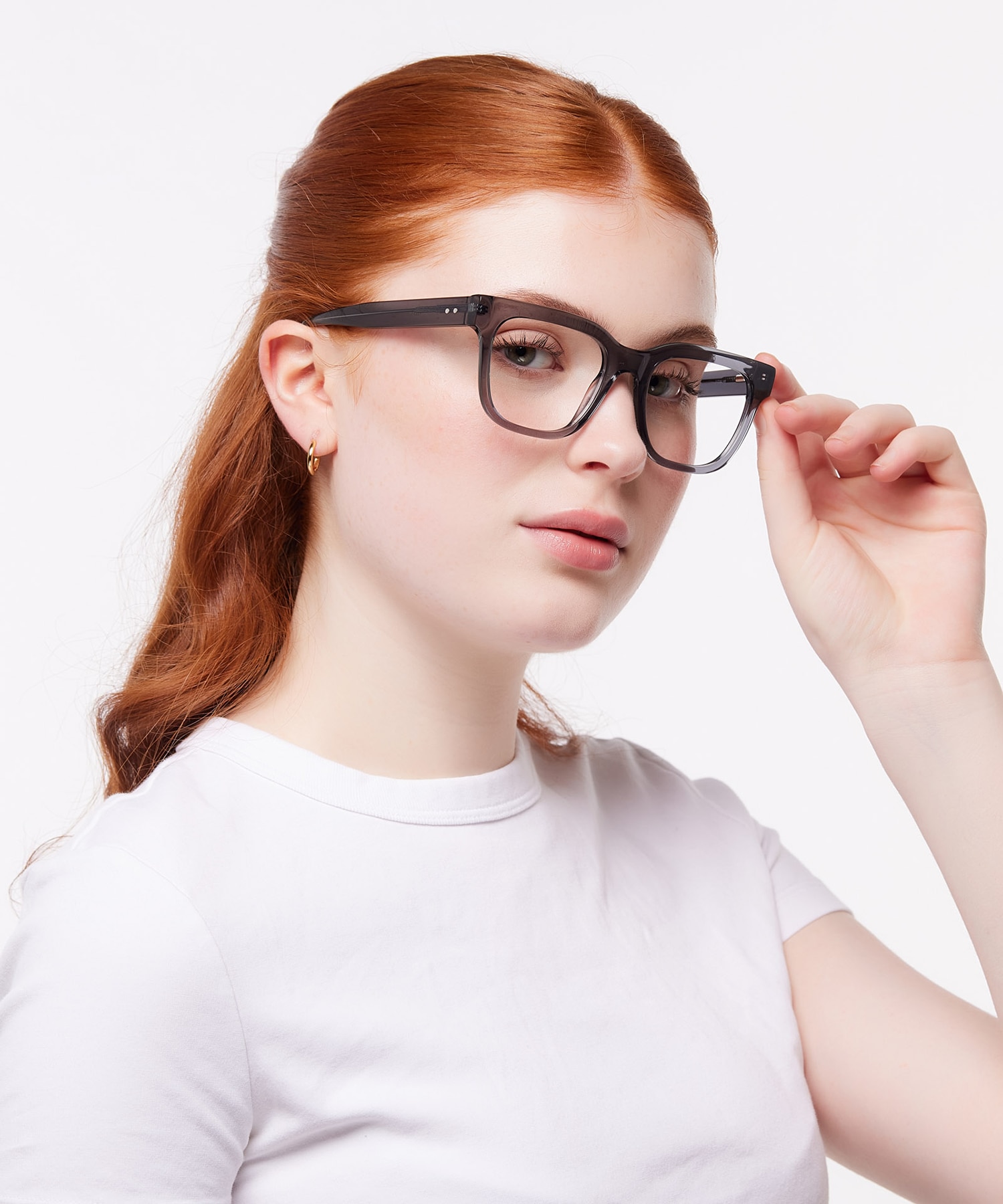 Kami Crystal Grey AcetateSunglass Frames for Women for Glasses Direct