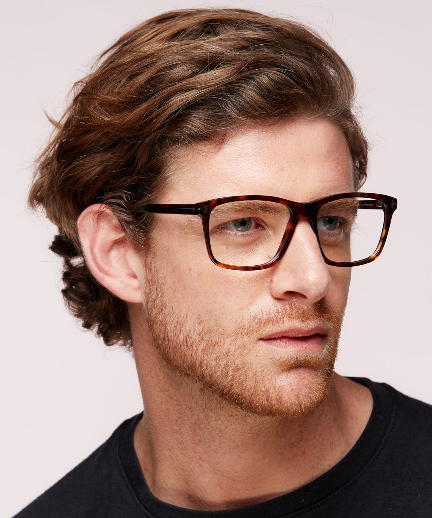 FT5479-B Tortoise Dark AcetateEyeglass Frames for Men for Glasses Direct