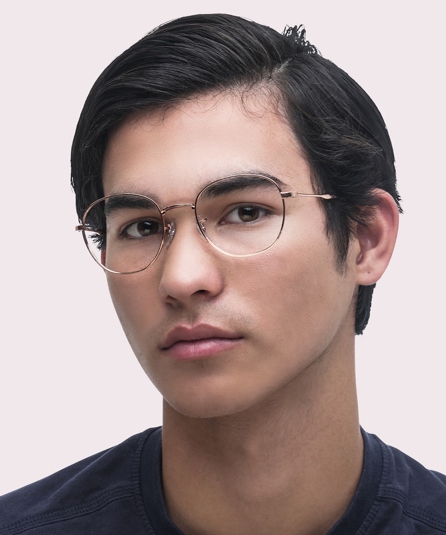RB6509 Rose Gold MetalSunglass Frames for Men for Glasses Direct