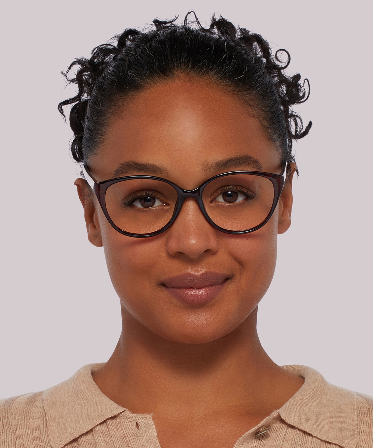 Dawn Brown PlasticEyeglass Frames for Women for Glasses Direct
