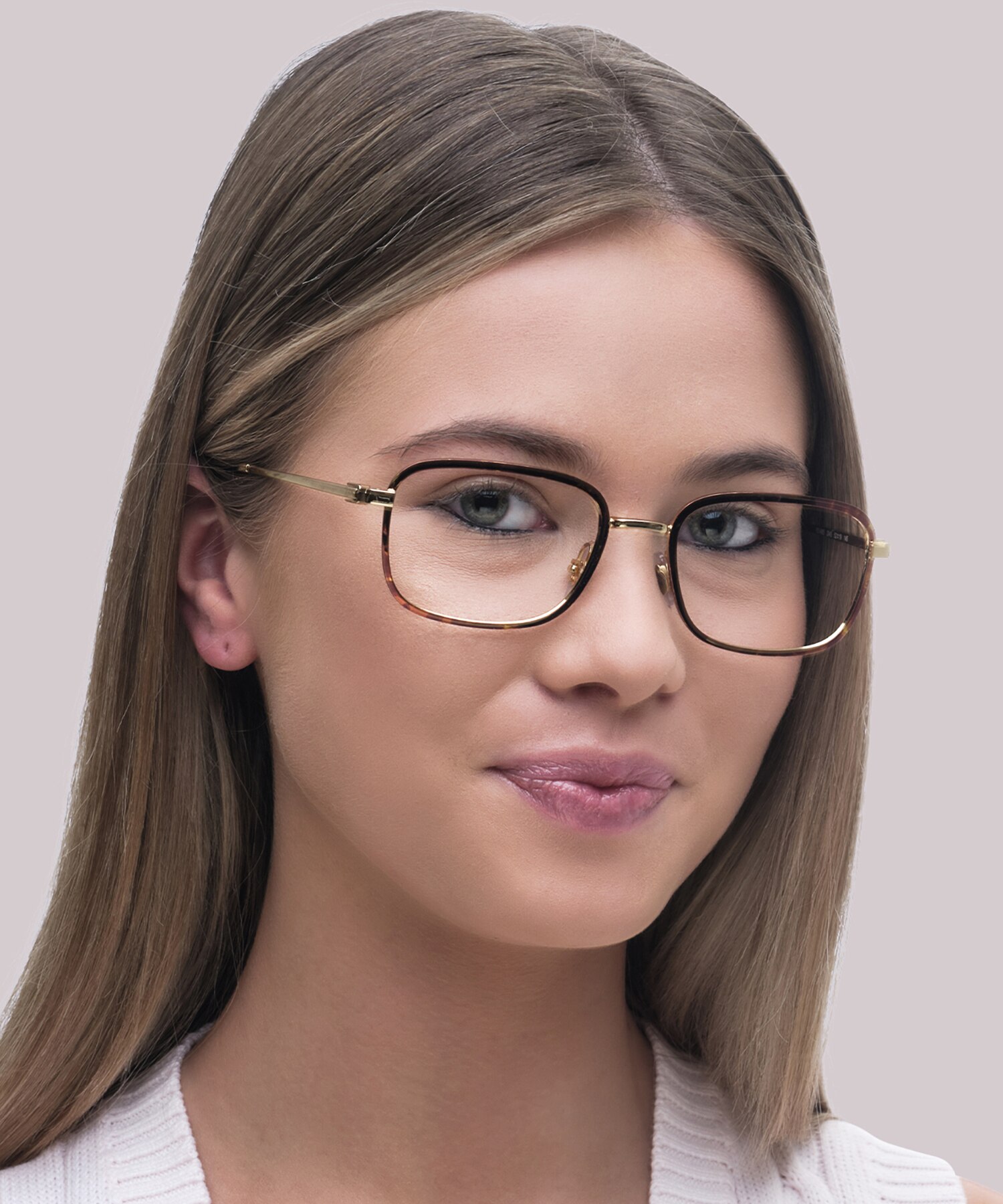 RB6495 Havana On Gold MetalEyeglass Frames for Women for Glasses Direct