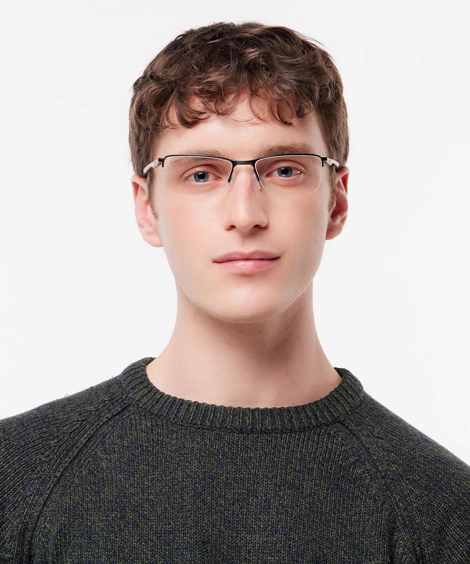 Socket 5.5 Satin Black MetalEyeglass Frames for Men for Glasses Direct