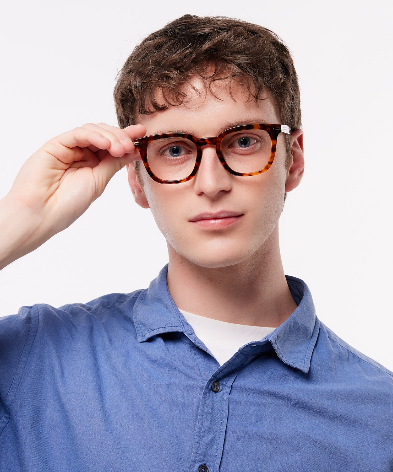 Kew Havana AcetateEyeglass Frames for Men for Glasses Direct