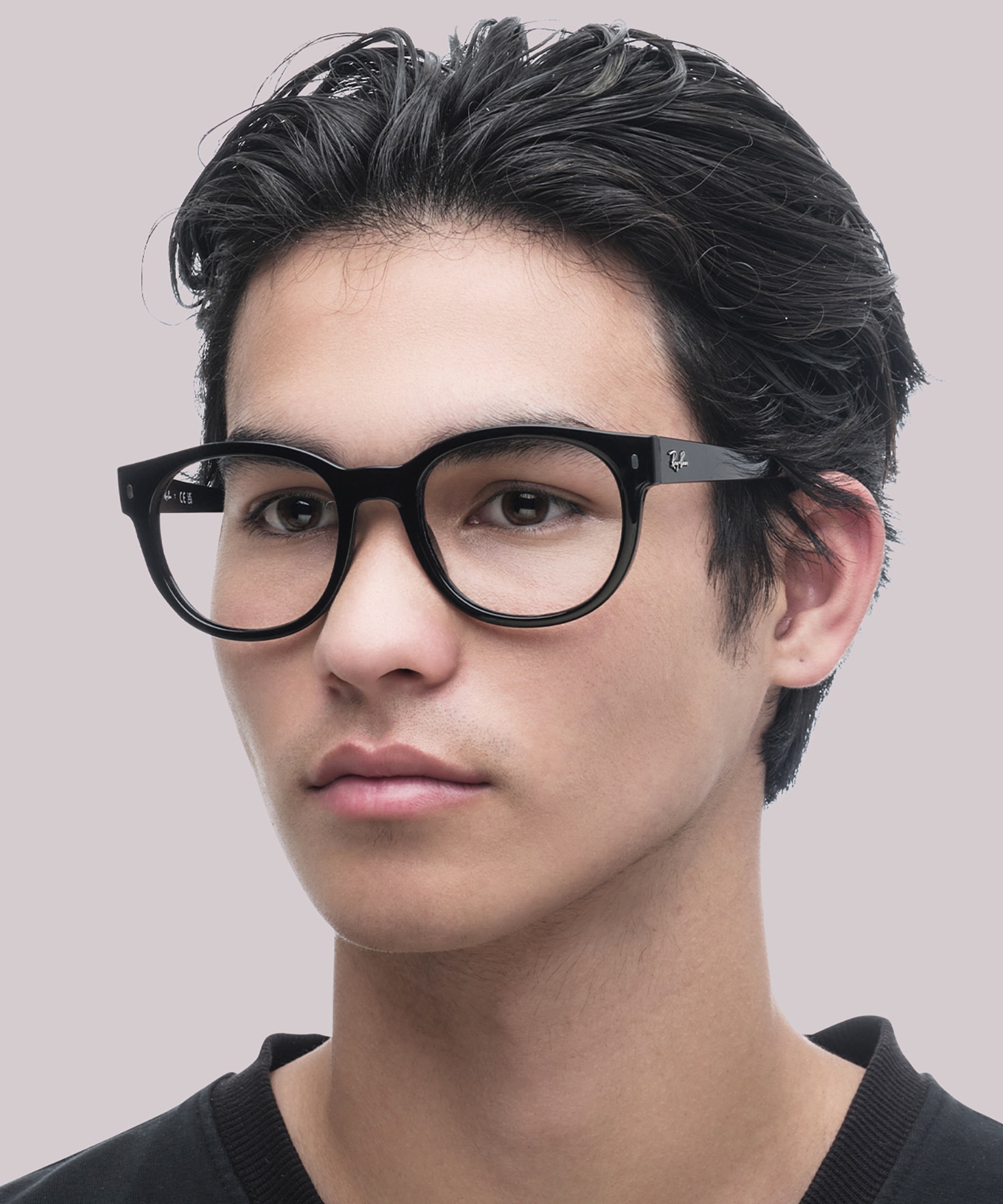 RB7227 Optics Black PlasticEyeglass Frames for Men for Glasses Direct