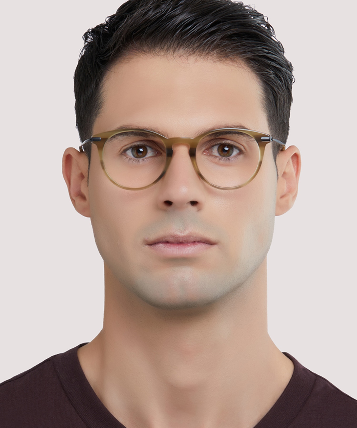 Albion Green Horn AcetateEyeglass Frames for Men for Glasses Direct