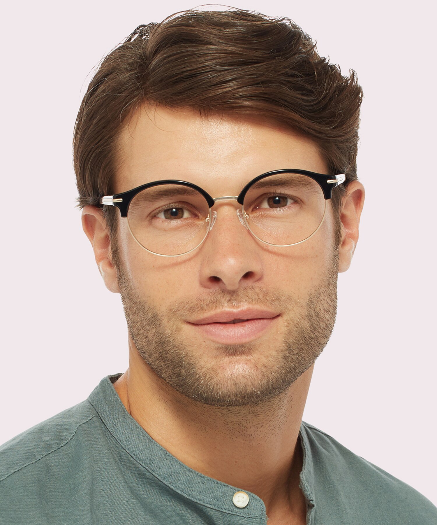 Fulwell Black MetalEyeglass Frames for Men for Glasses Direct