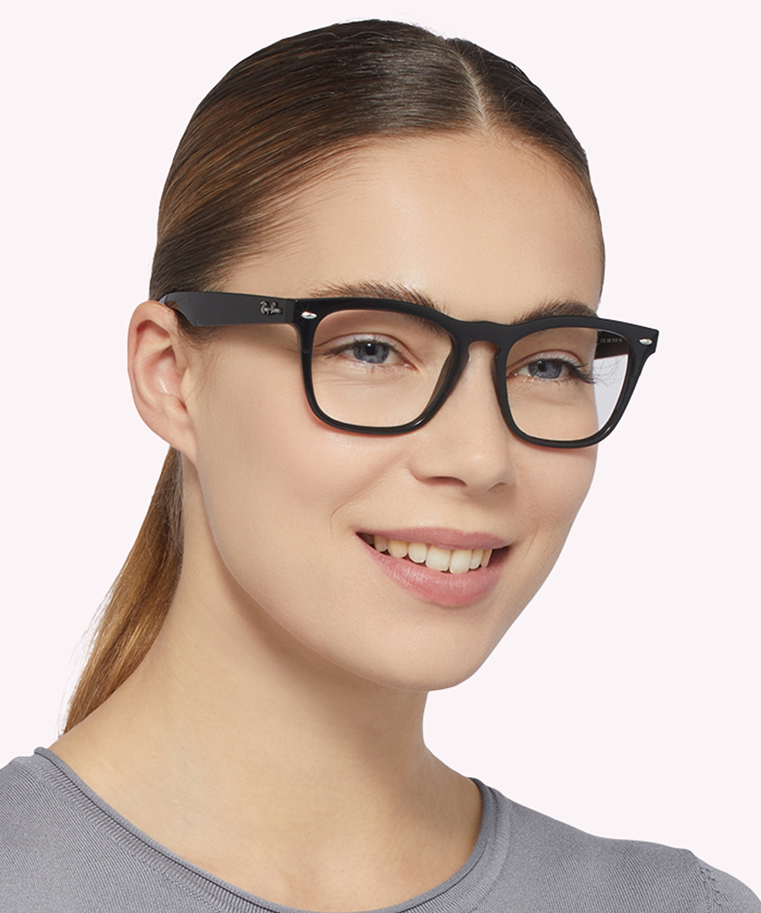RB4487V Black PlasticEyeglass Frames for Women for Glasses Direct