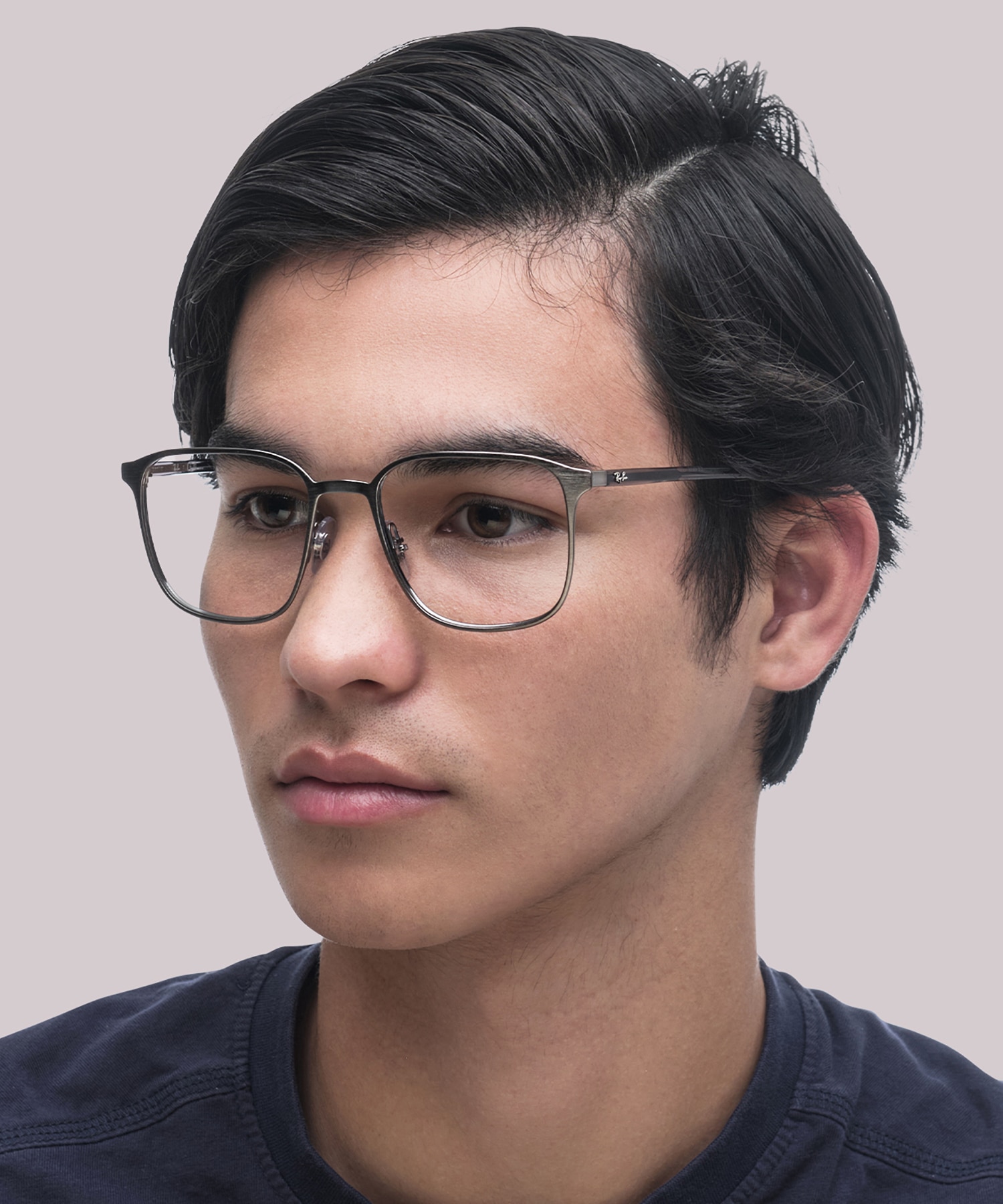 RB6512 Optics Gunmetal MetalEyeglass Frames for Men for Glasses Direct