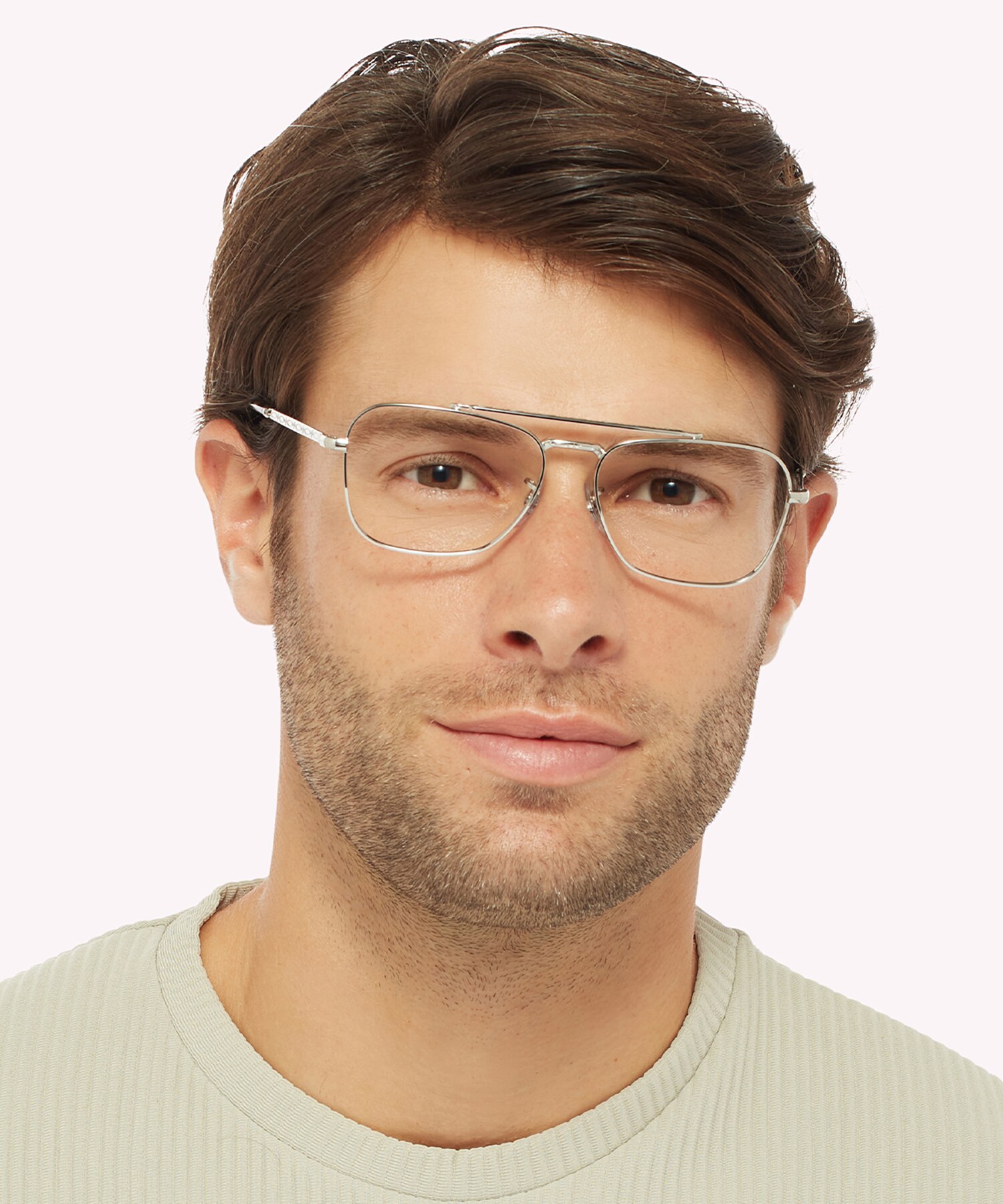 RB3636V Silver MetalEyeglass Frames for Men for Glasses Direct