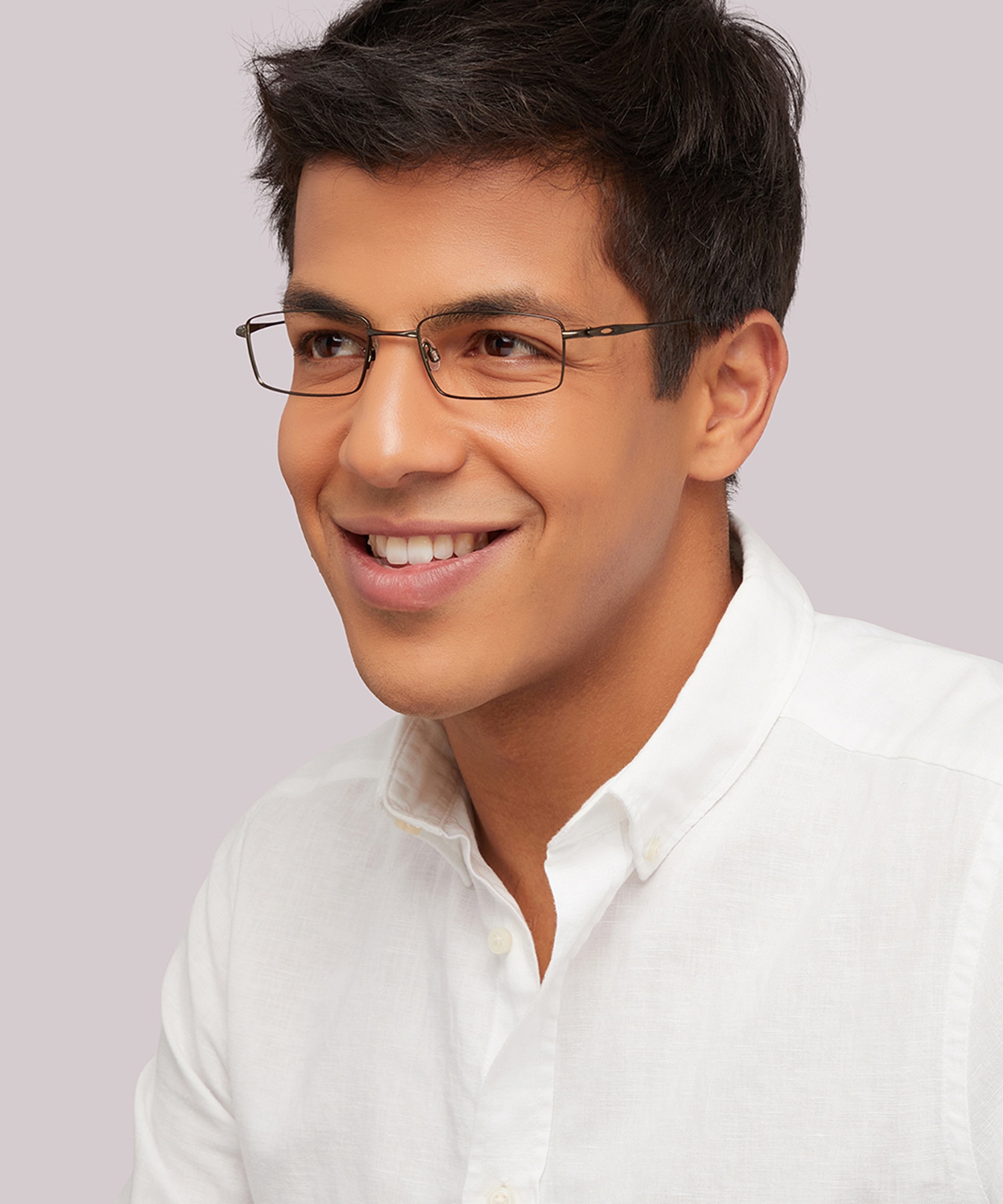Top Spinner 4B Pewter MetalEyeglass Frames for Men for Glasses Direct